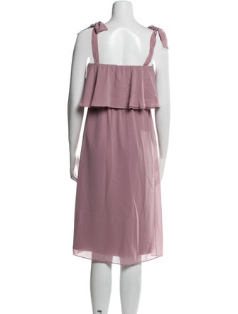 Joanna August Square Neckline Knee-Length Dress