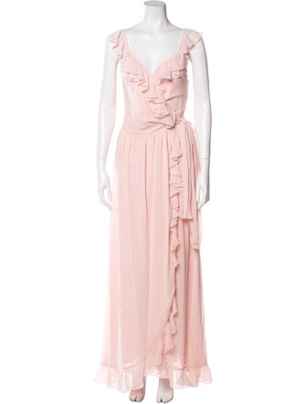 Joanna August V-Neck Long Dress