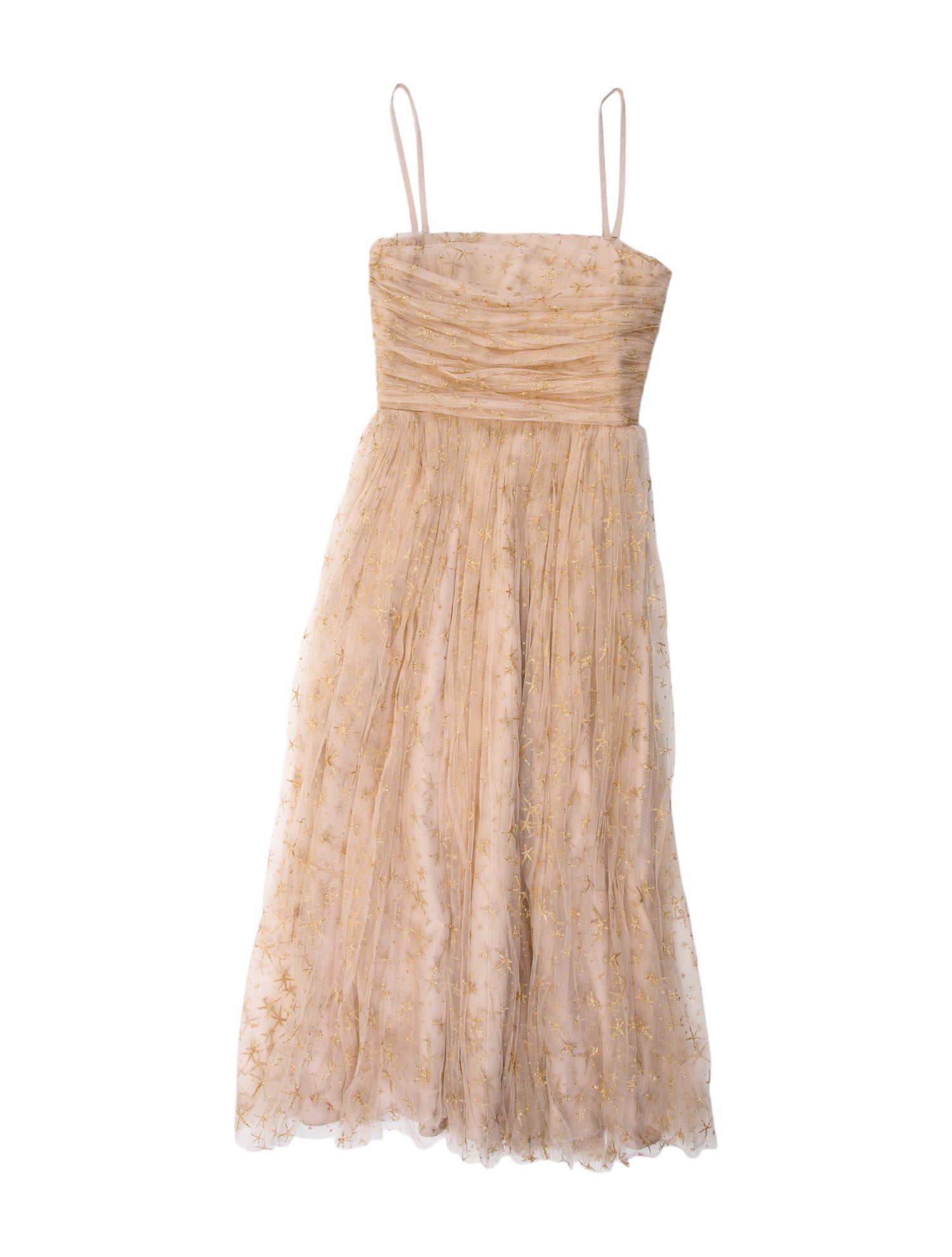 Joanna August Square Neckline Midi Length Dress