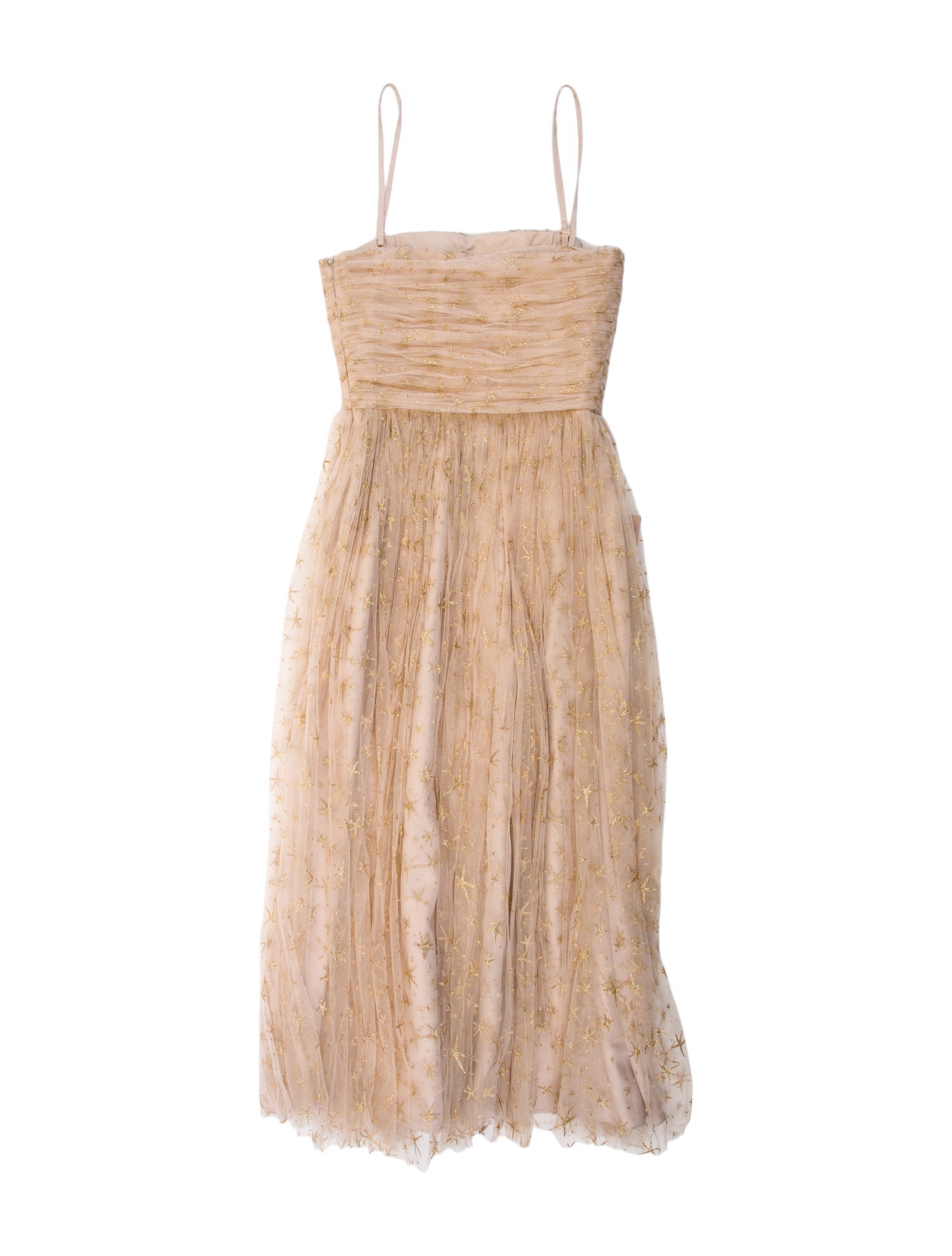 Joanna August Square Neckline Midi Length Dress