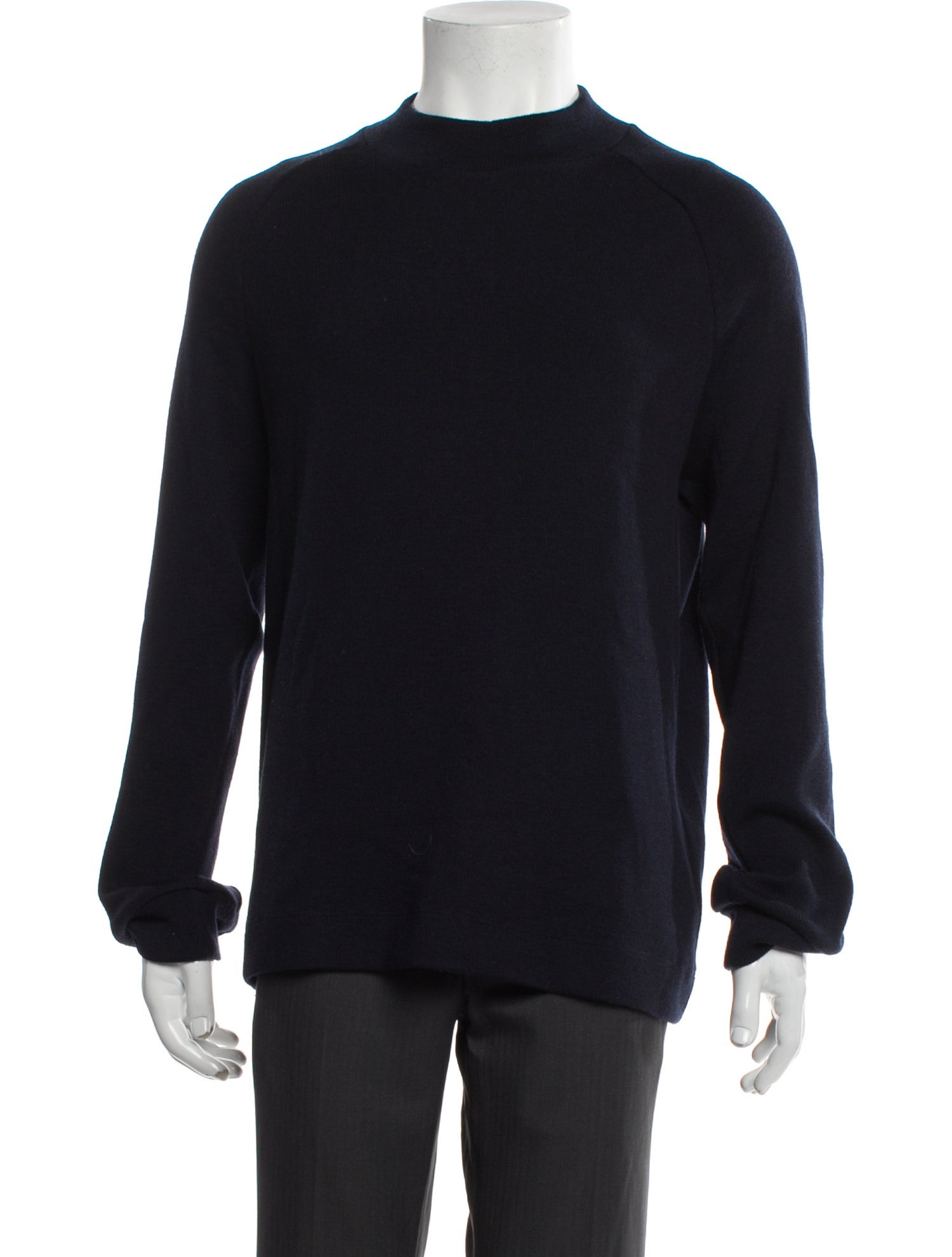 Jacques NYC Virgin Wool Mock Neck Pullover