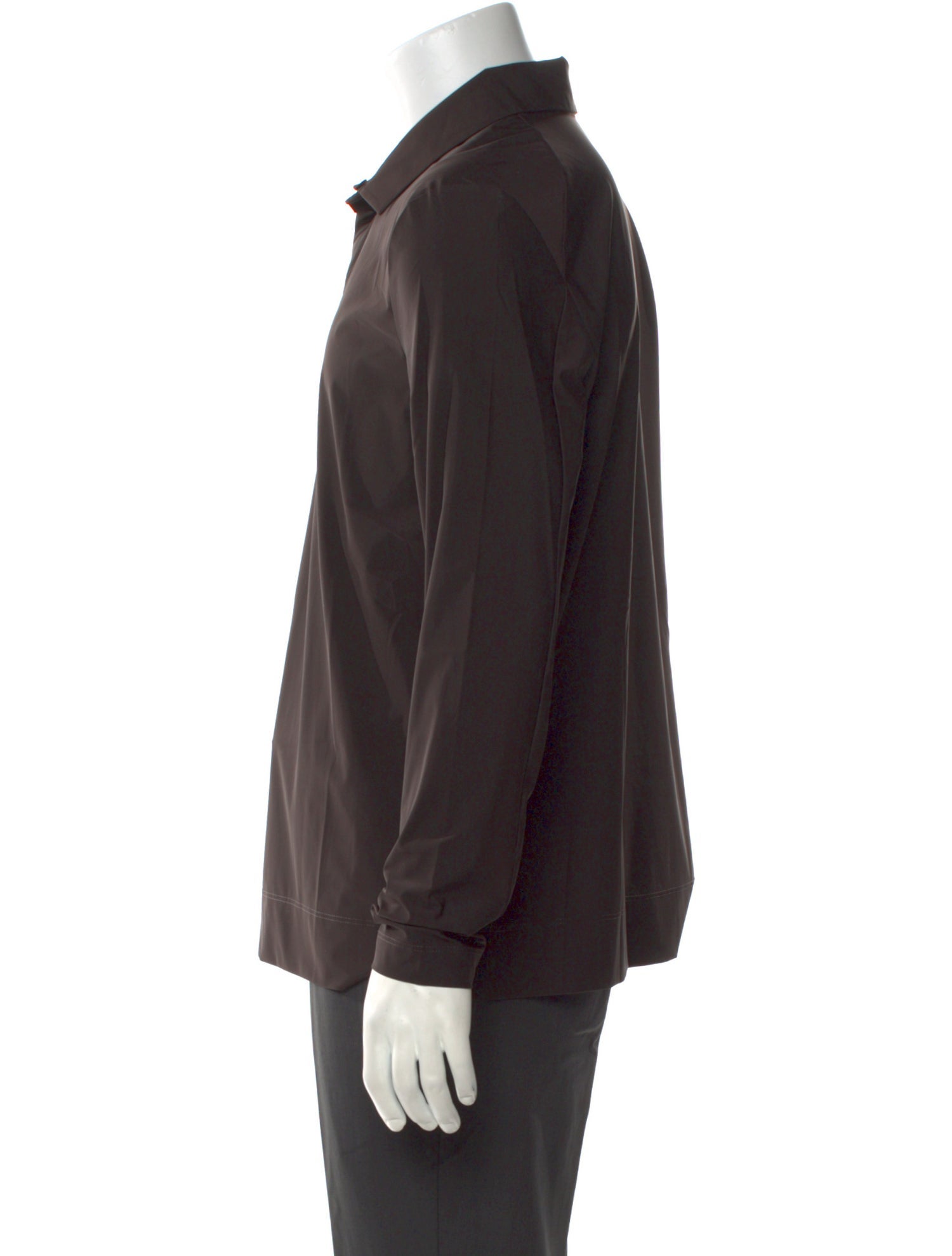 Jacques NYC Collar Long Sleeve Polo Shirt