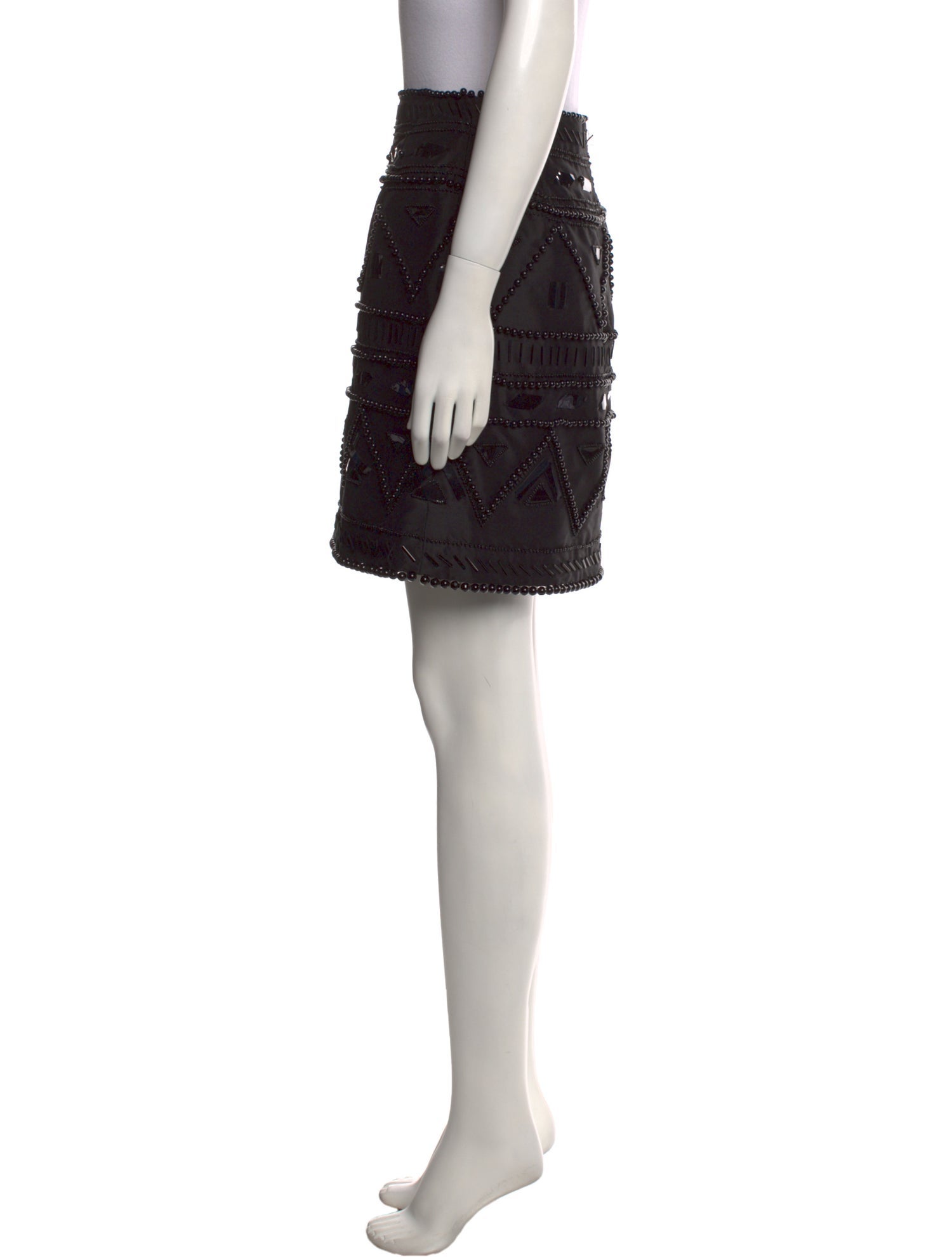 Jasper Conran Studded Accents Mini Skirt