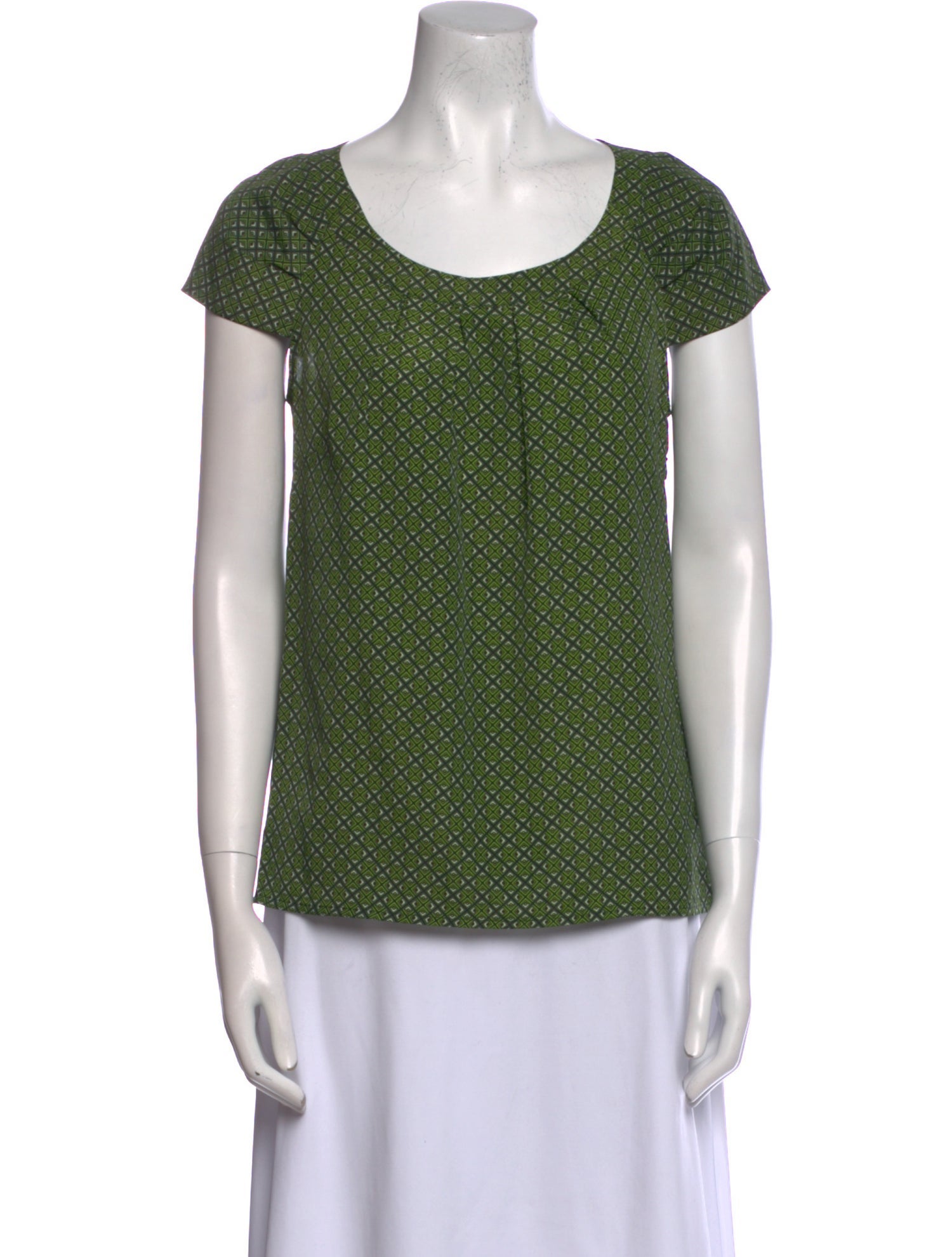 Jasper Conran Polka Dot Print Scoop Neck T-Shirt