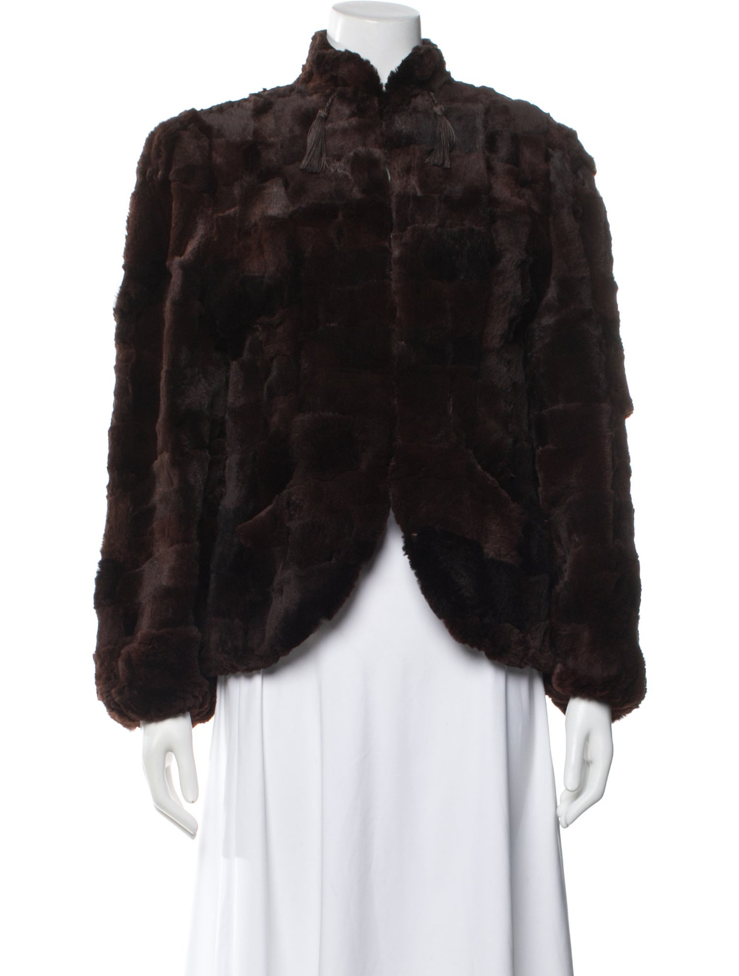 Jacques Saint Laurent Faux Fur Jacket