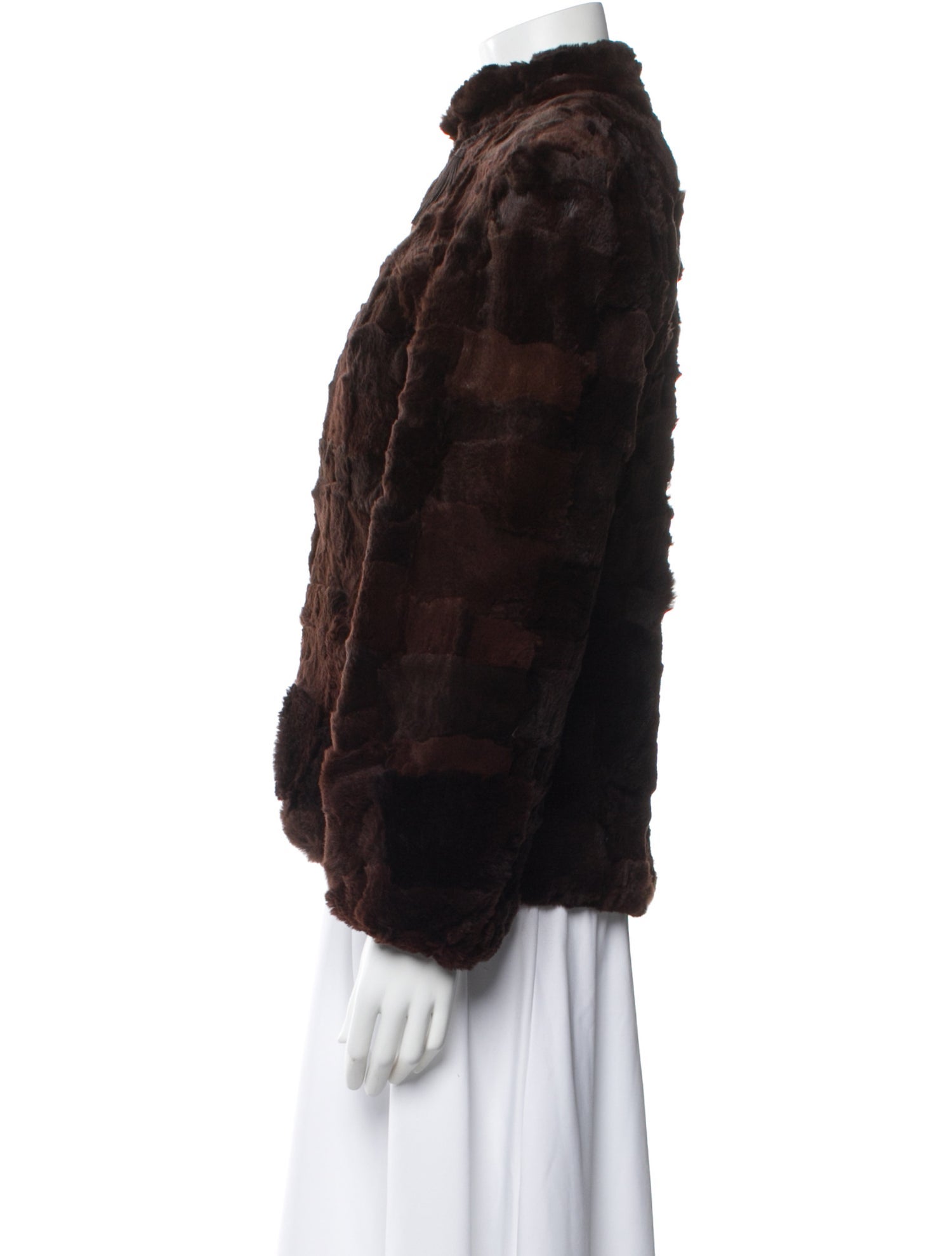 Jacques Saint Laurent Faux Fur Jacket