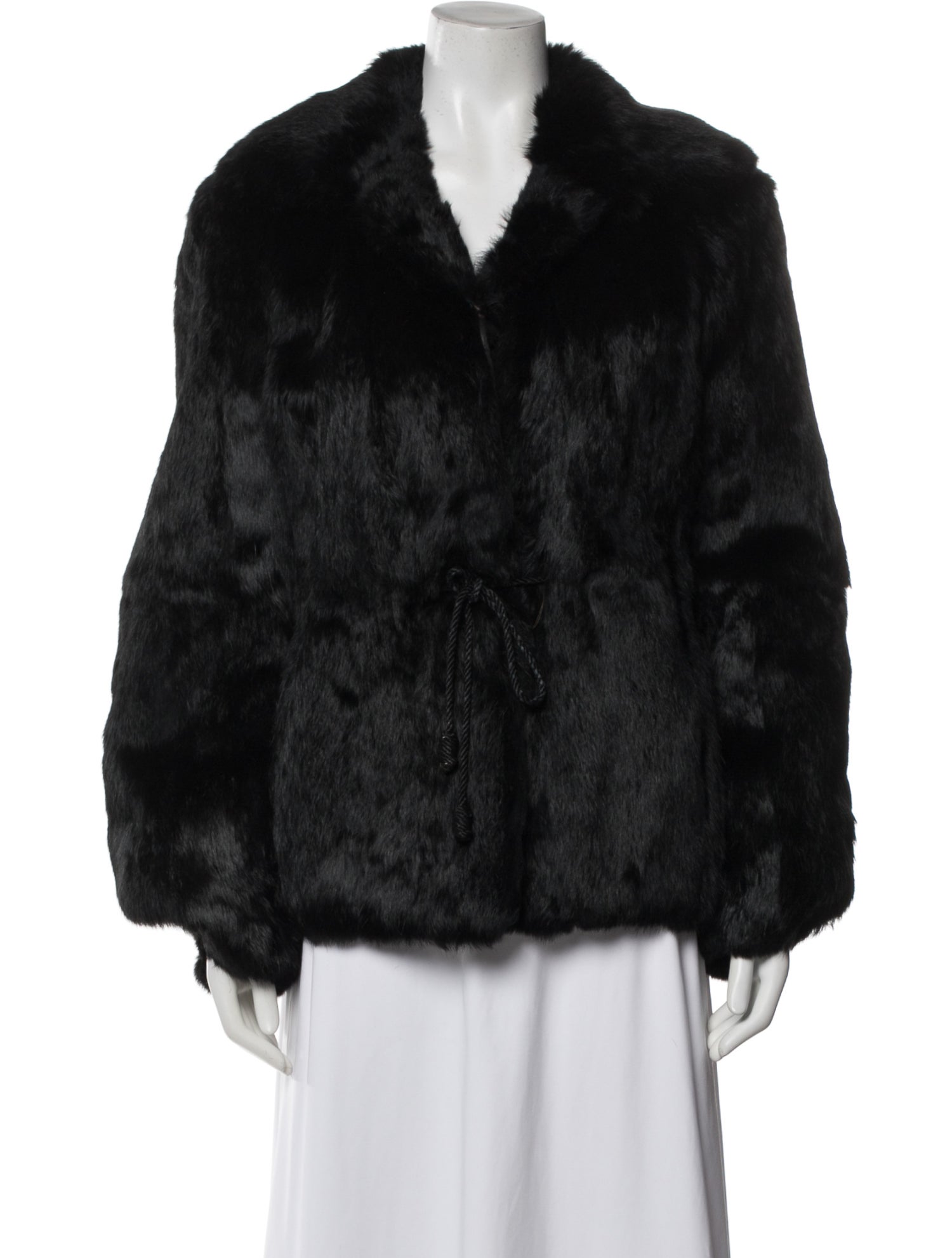 Jacques Saint Laurent Vintage Faux Fur Jacket