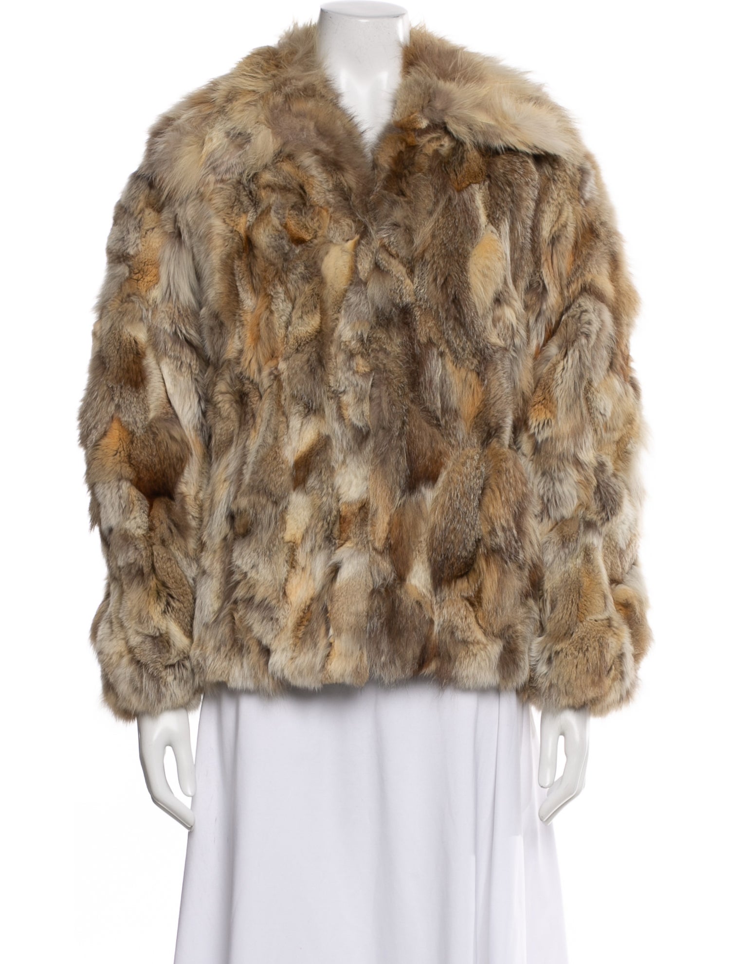 Jacques Saint Laurent Faux Fur Coat