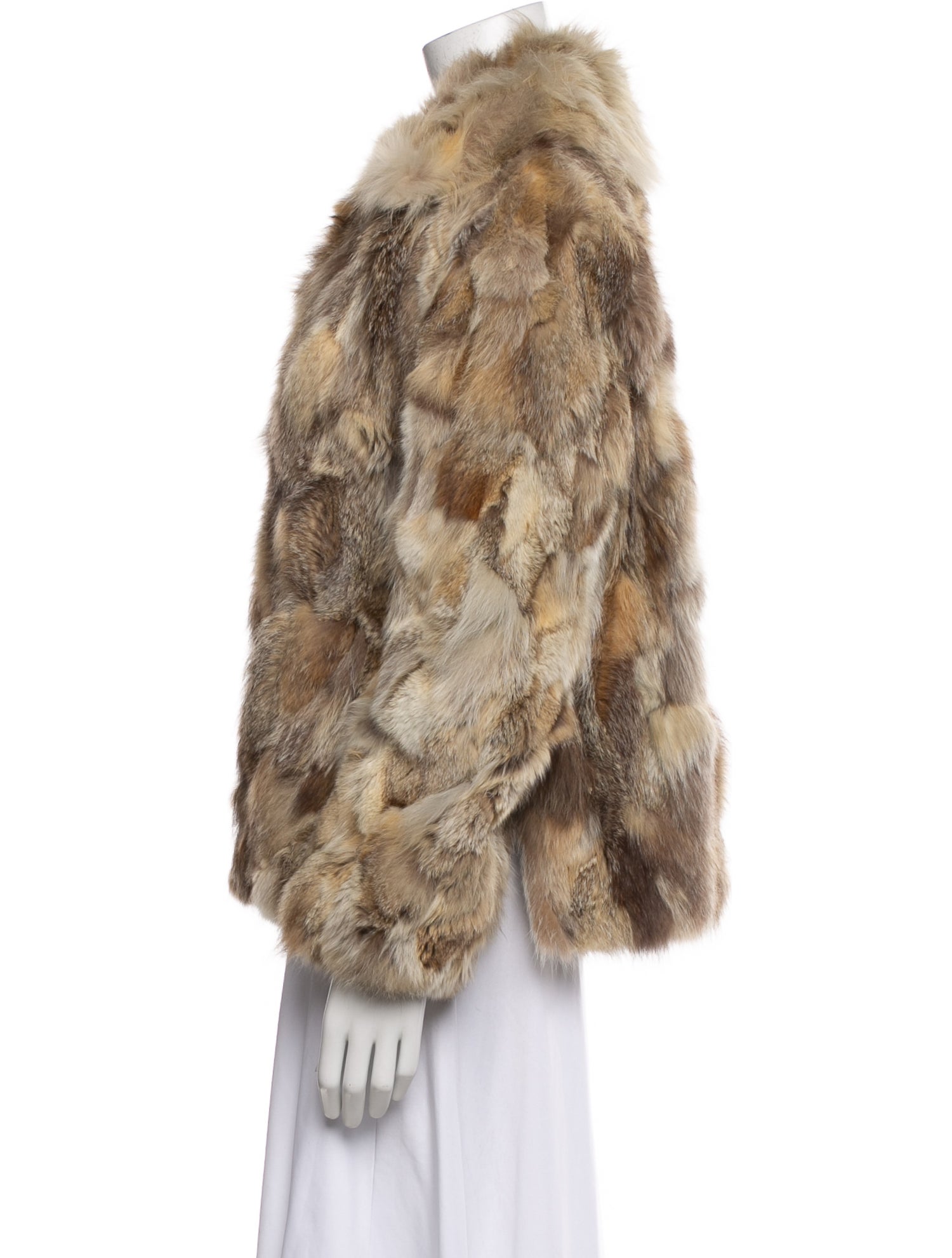 Jacques Saint Laurent Faux Fur Coat