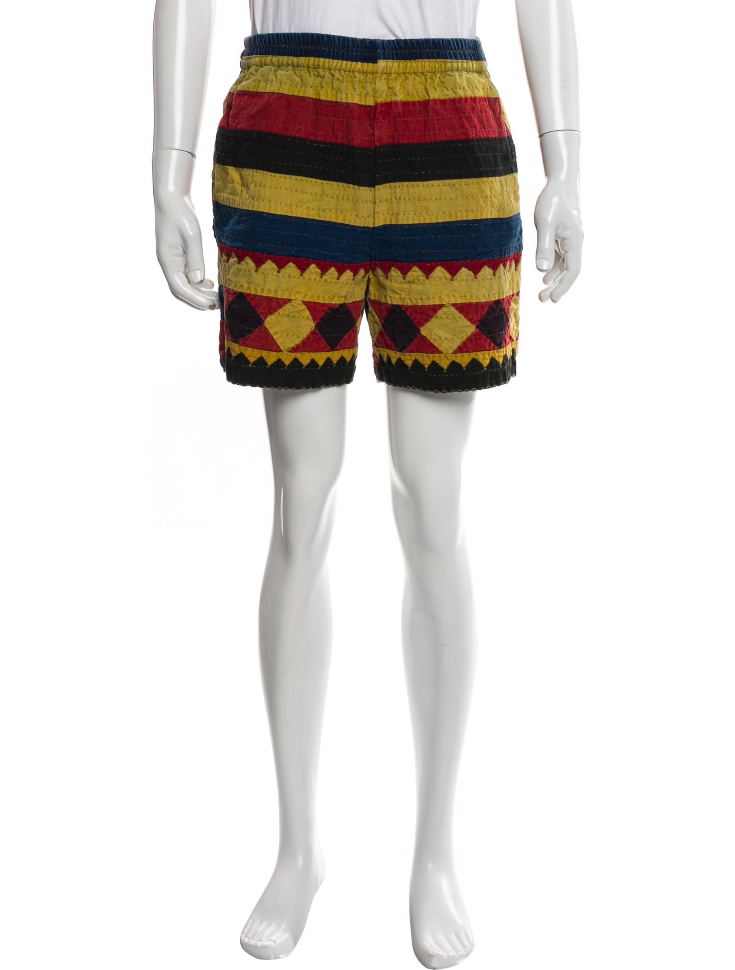 HARAGO Striped Jogger Shorts