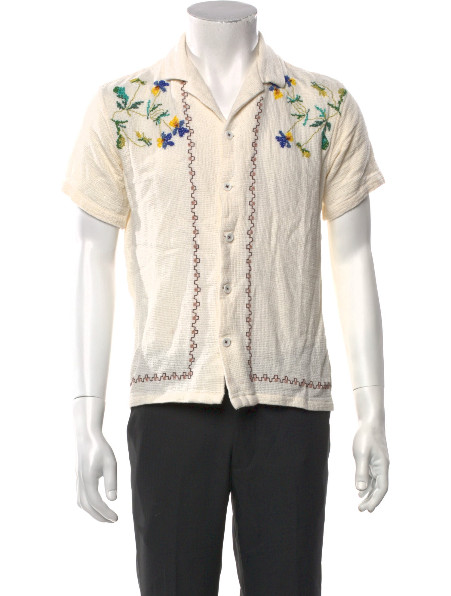 HARAGO Printed Short Sleeve Shirt