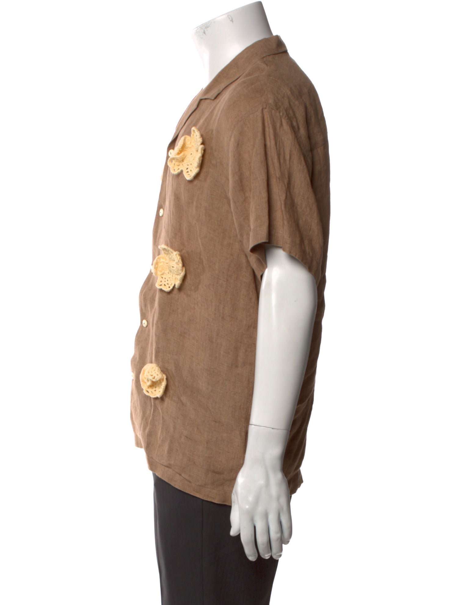 HARAGO Linen Short Sleeve Shirt