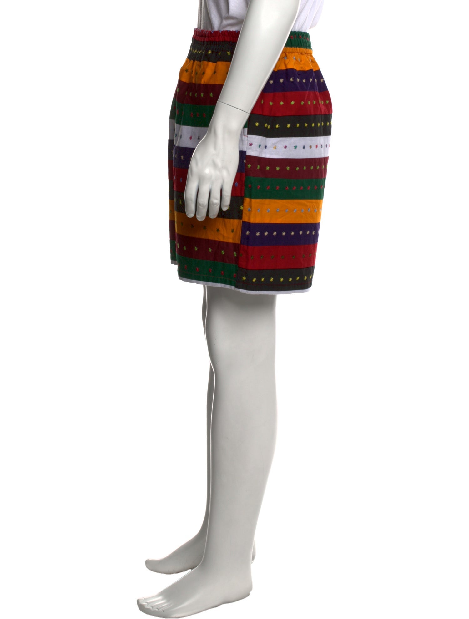 HARAGO Striped Shorts