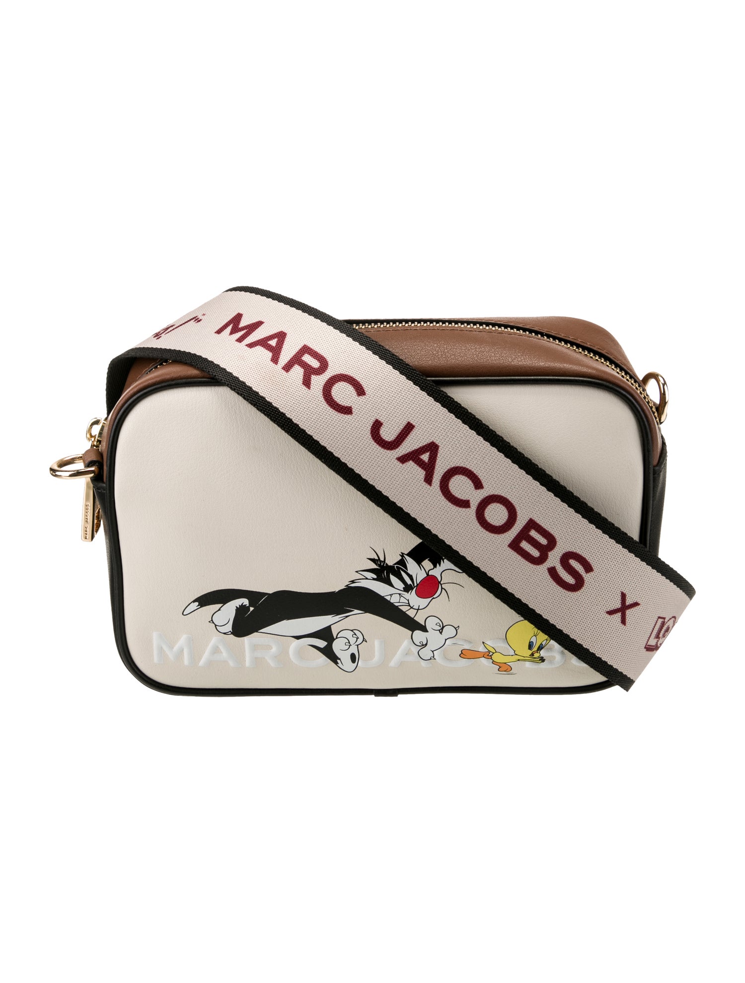 Marc Jacobs x Looney Tunes Leather Crossbody Bag - Neutrals