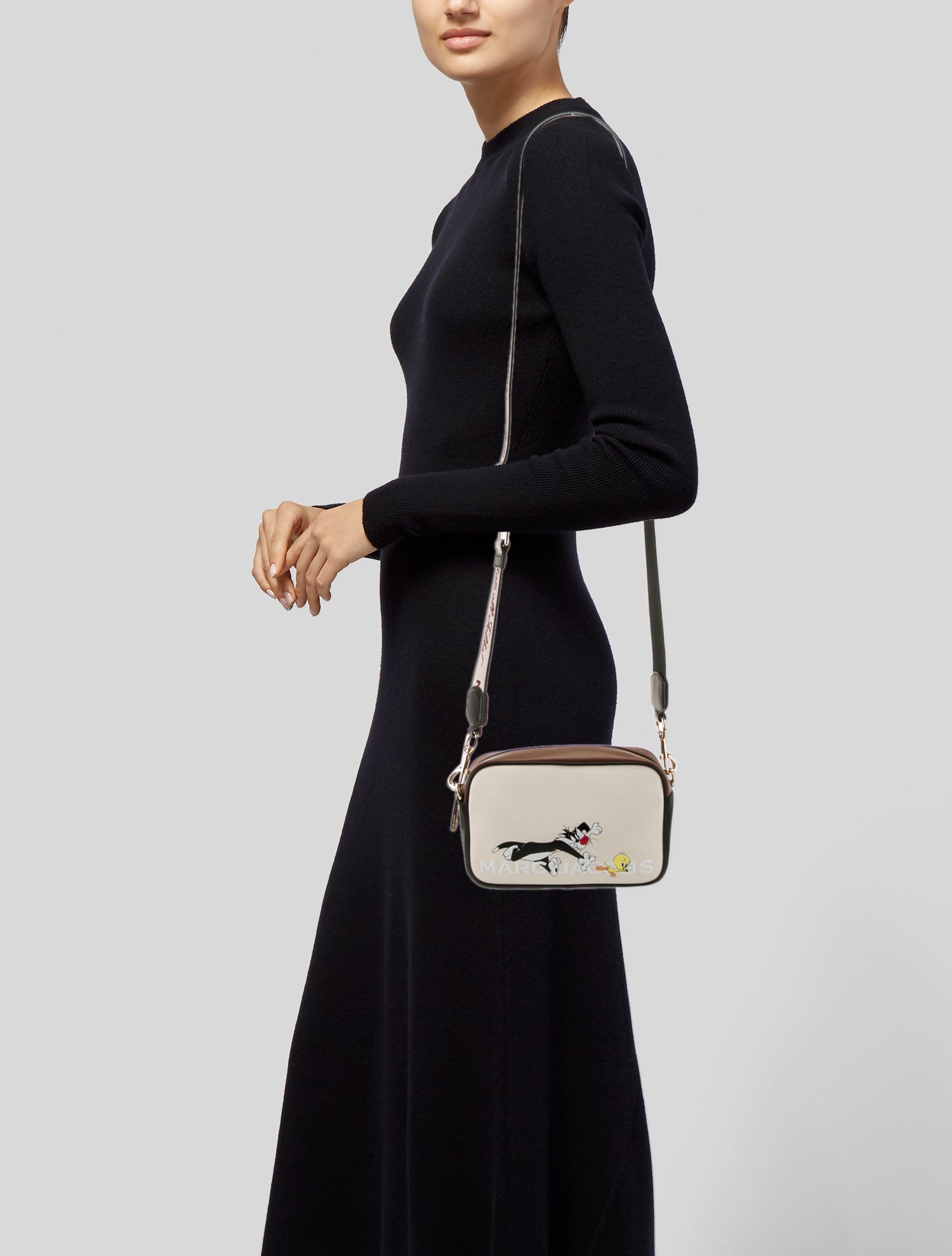 Marc Jacobs x Looney Tunes Leather Crossbody Bag - Neutrals