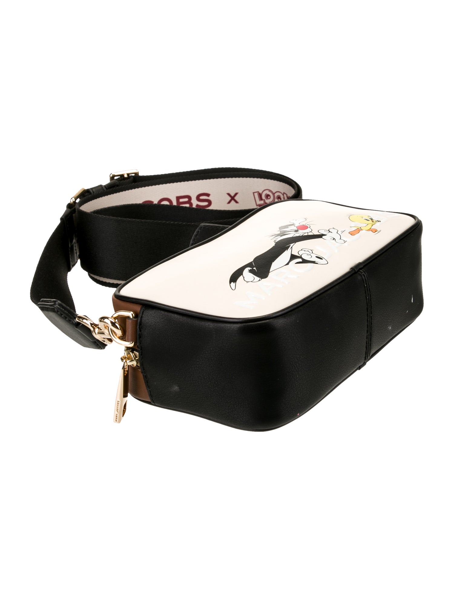Marc Jacobs x Looney Tunes Leather Crossbody Bag - Neutrals