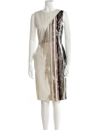 Jason Wu for TSE Printed Knee-Length Dress