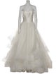 Justin Alexander Strapless Long Dress