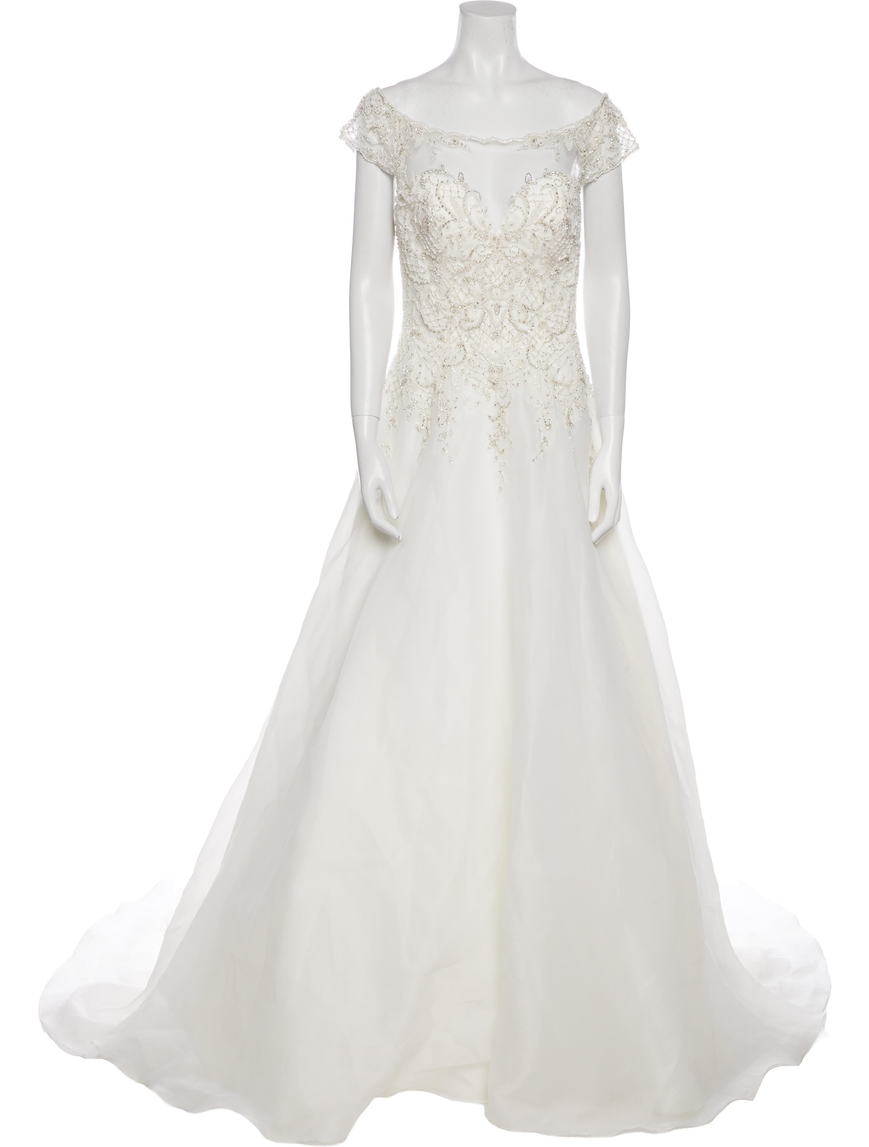 Justin Alexander Bateau Neckline Long Dress