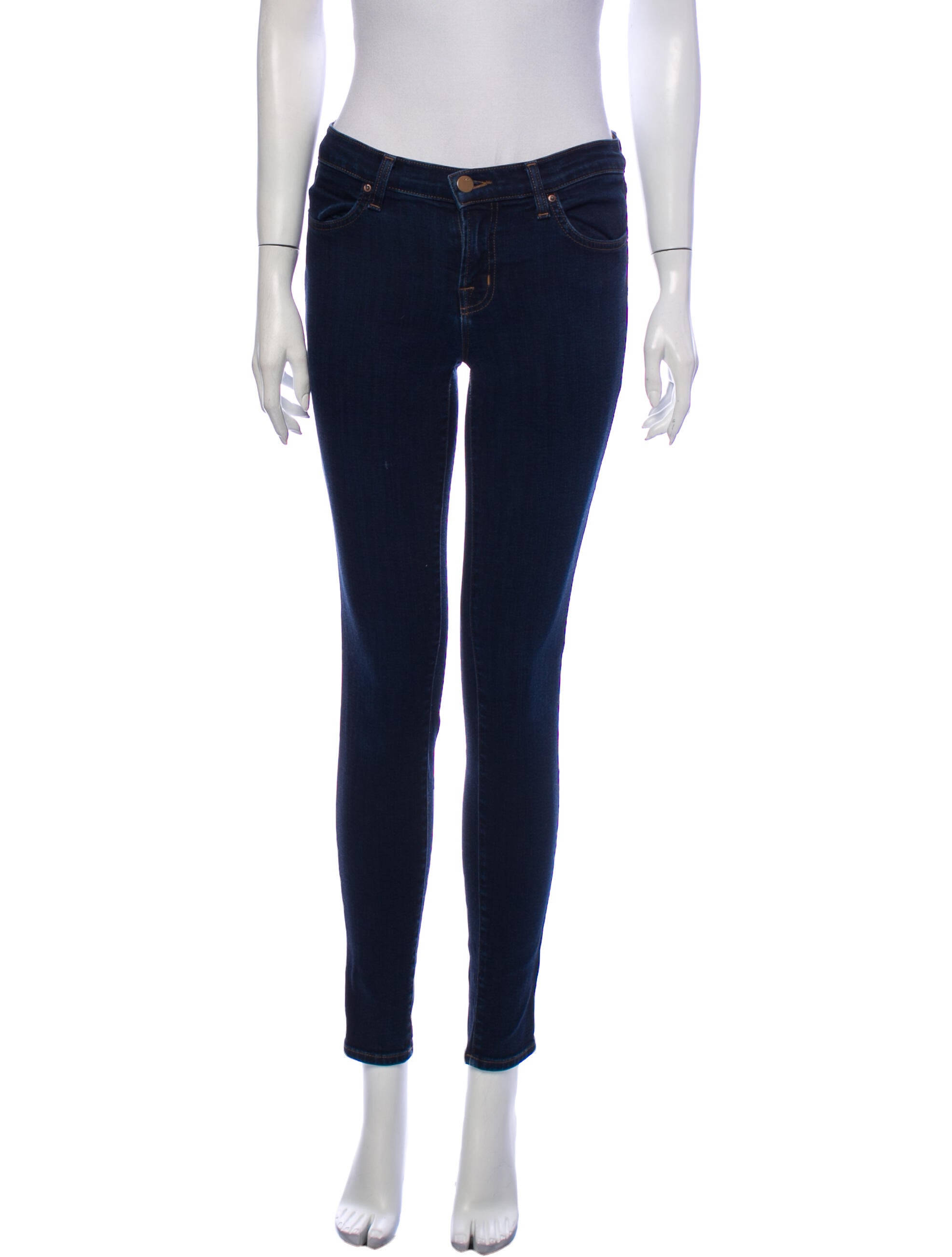 J Brand Mid-Rise Skinny Leg Jeans