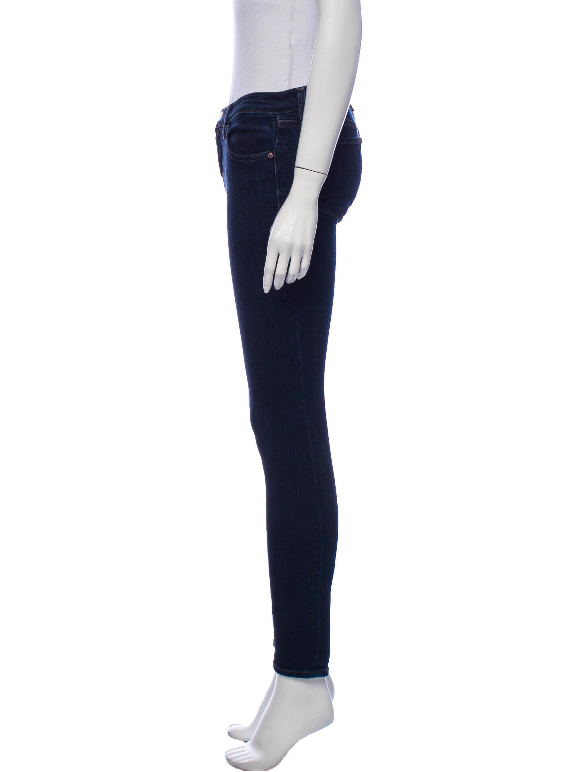 J Brand Mid-Rise Skinny Leg Jeans