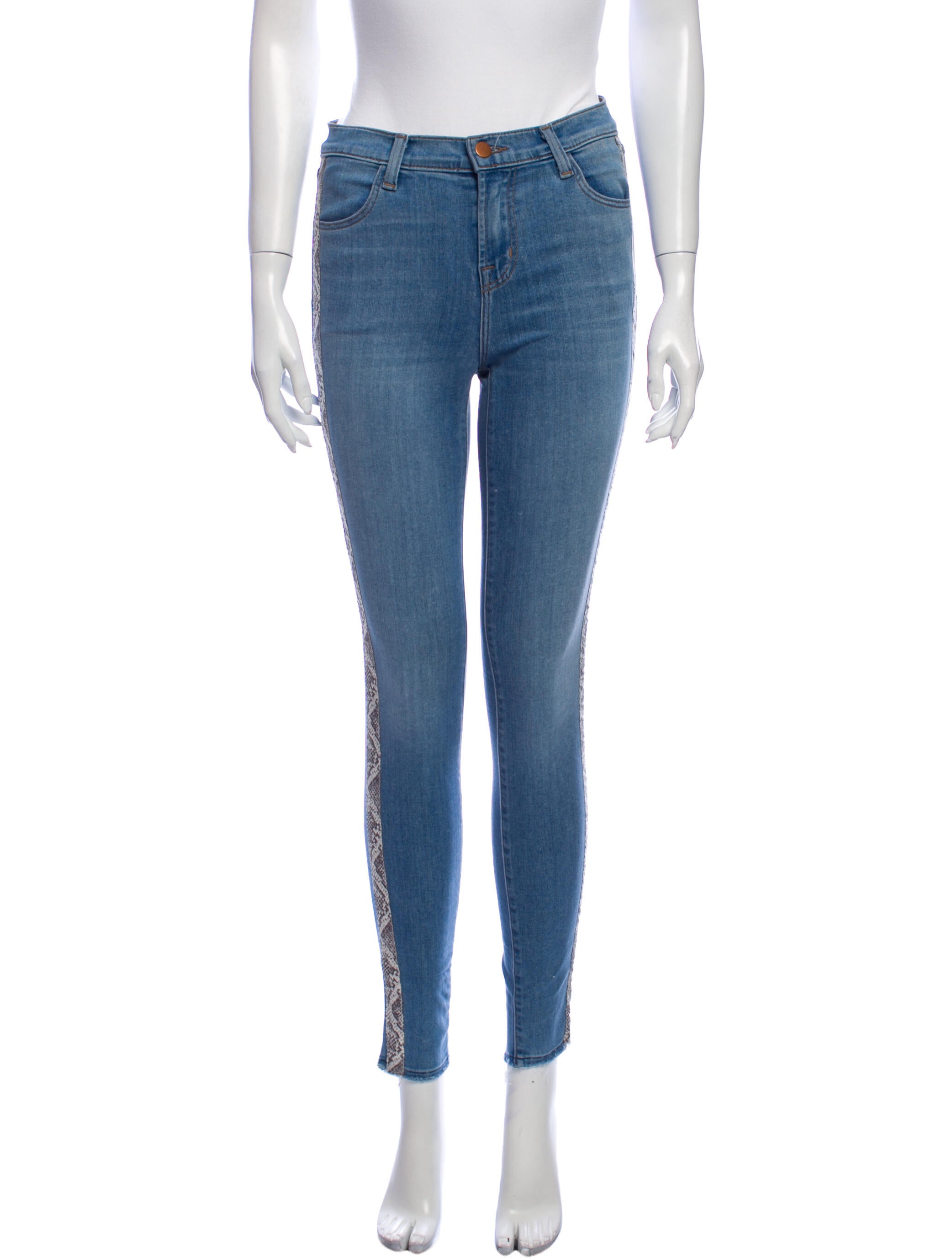 J Brand Mid-Rise Skinny Leg Jeans