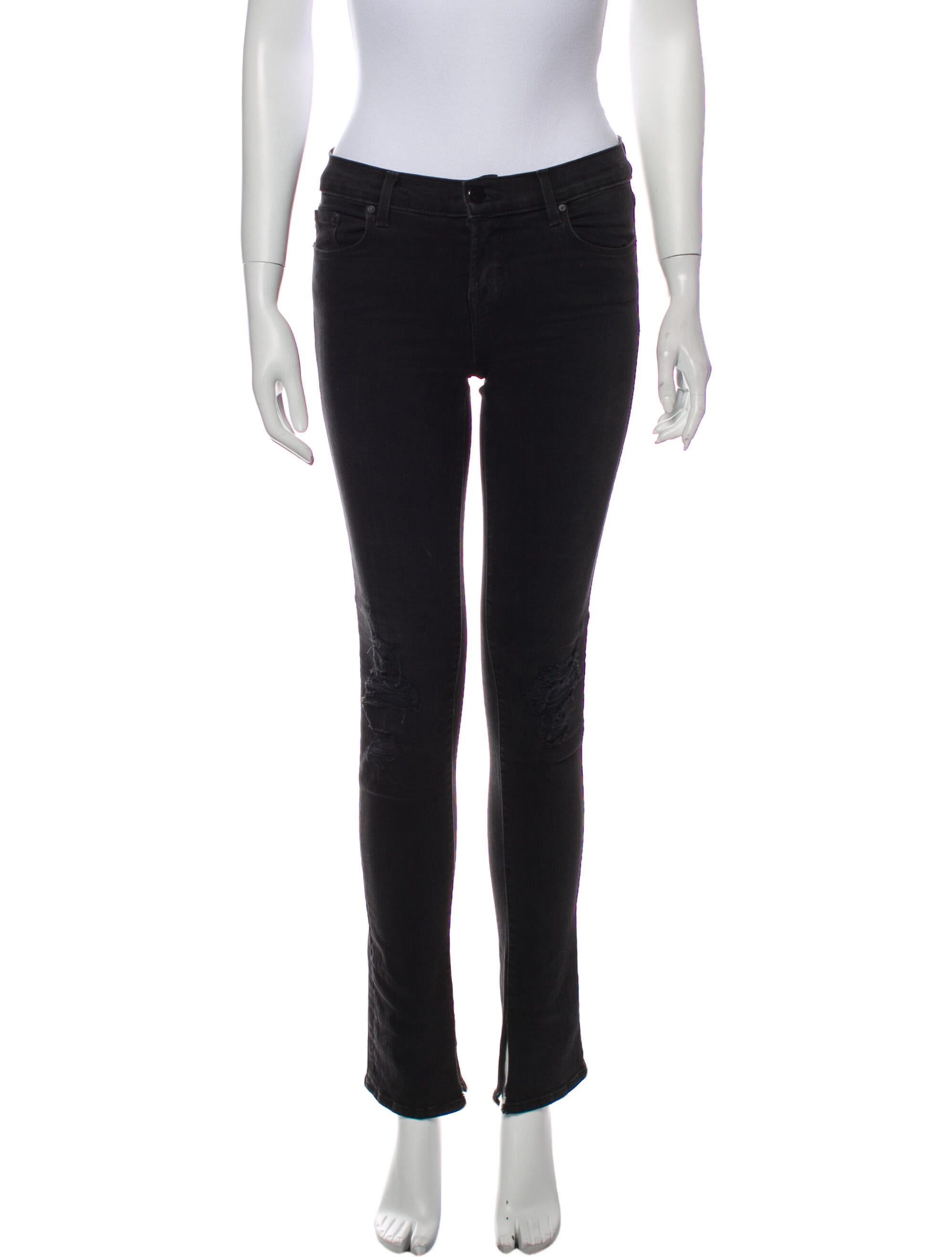J Brand Mid-Rise Skinny Leg Jeans