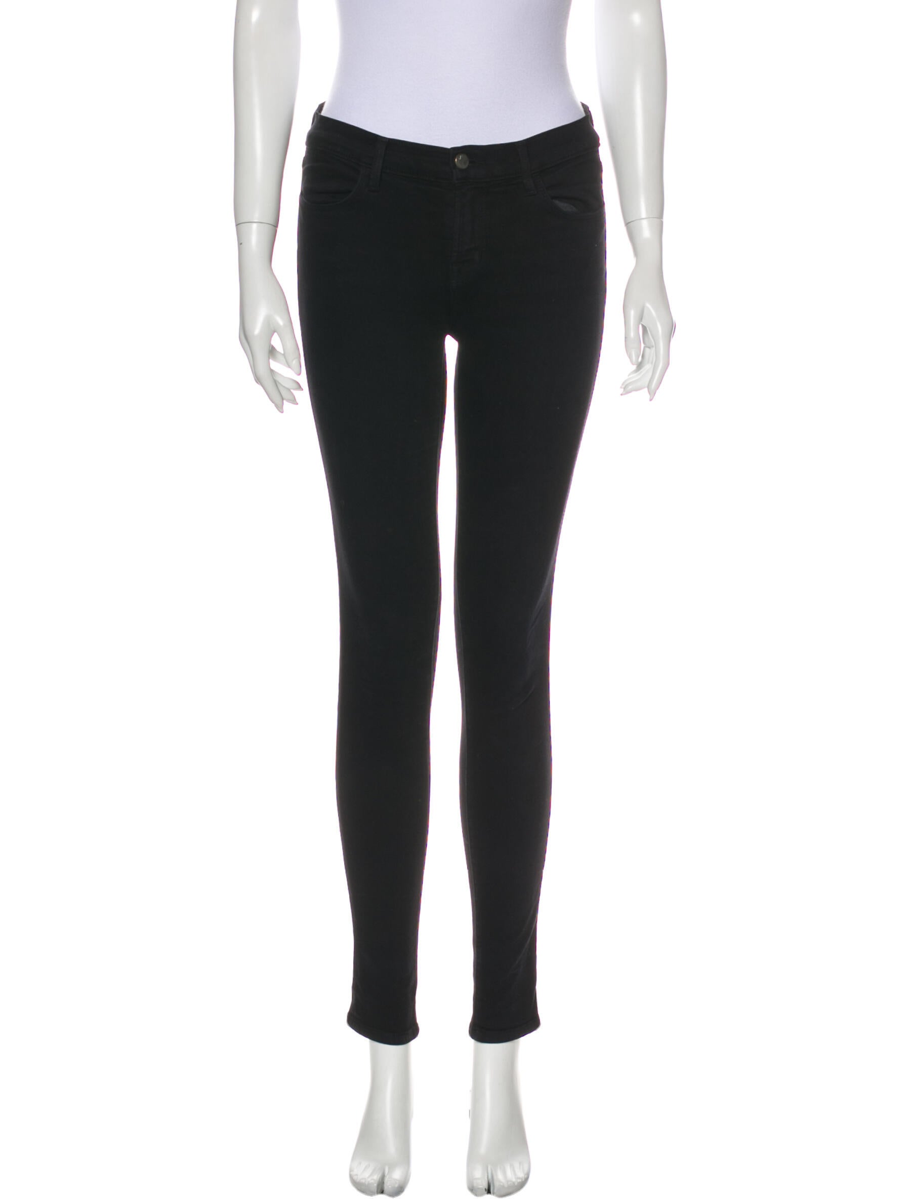 J Brand Mid-Rise Skinny Leg Jeans