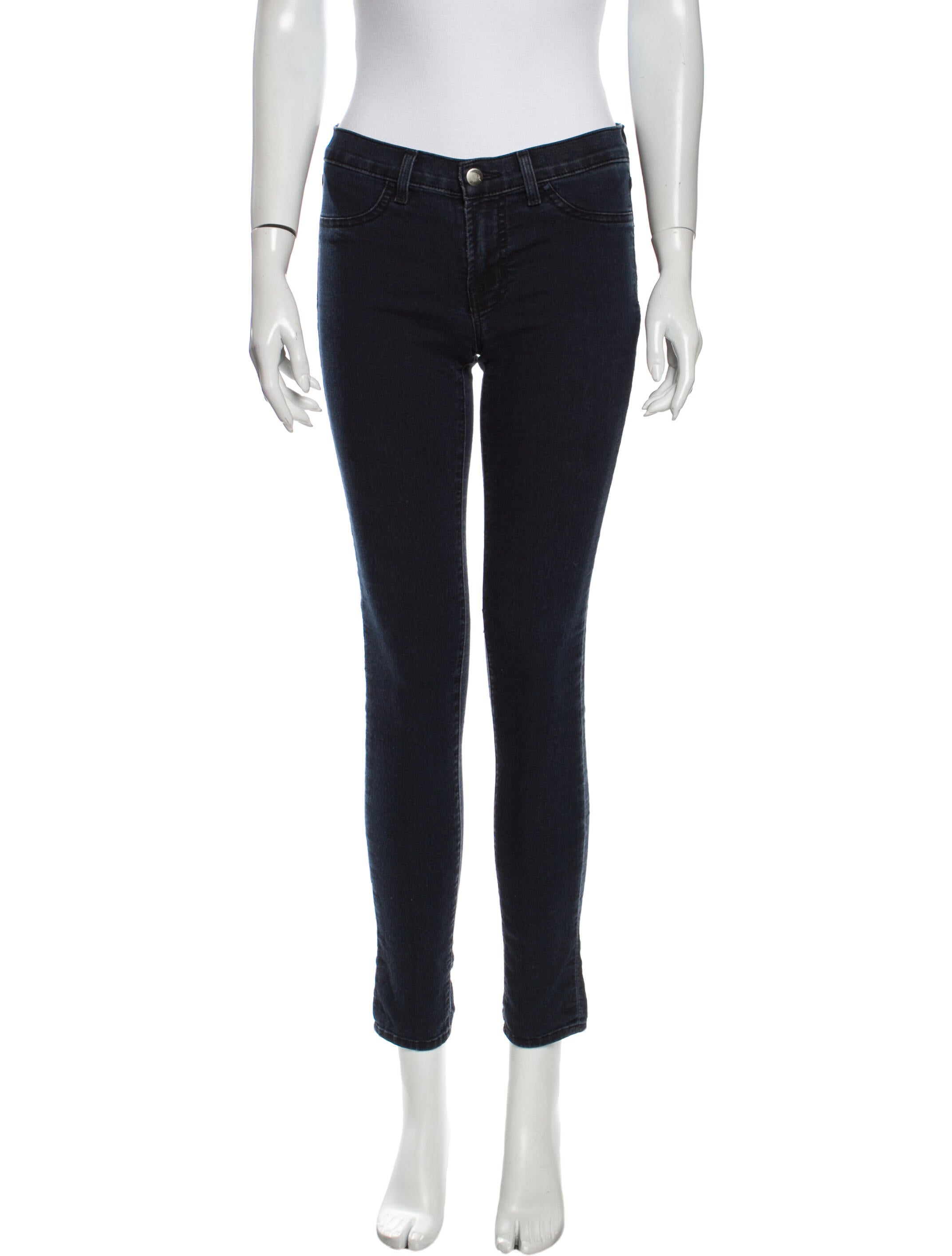 J Brand Mid-Rise Skinny Leg Jeans