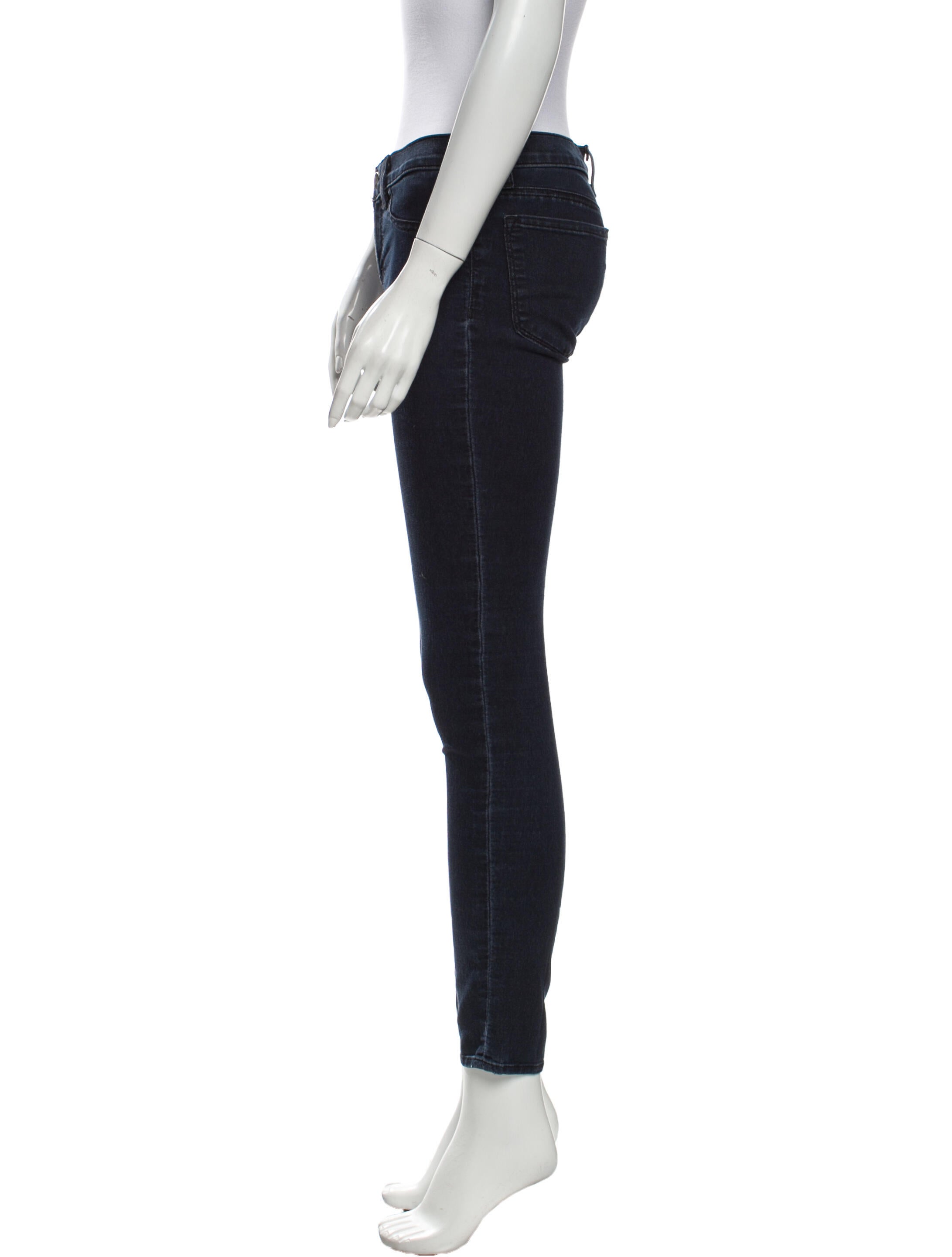 J Brand Mid-Rise Skinny Leg Jeans