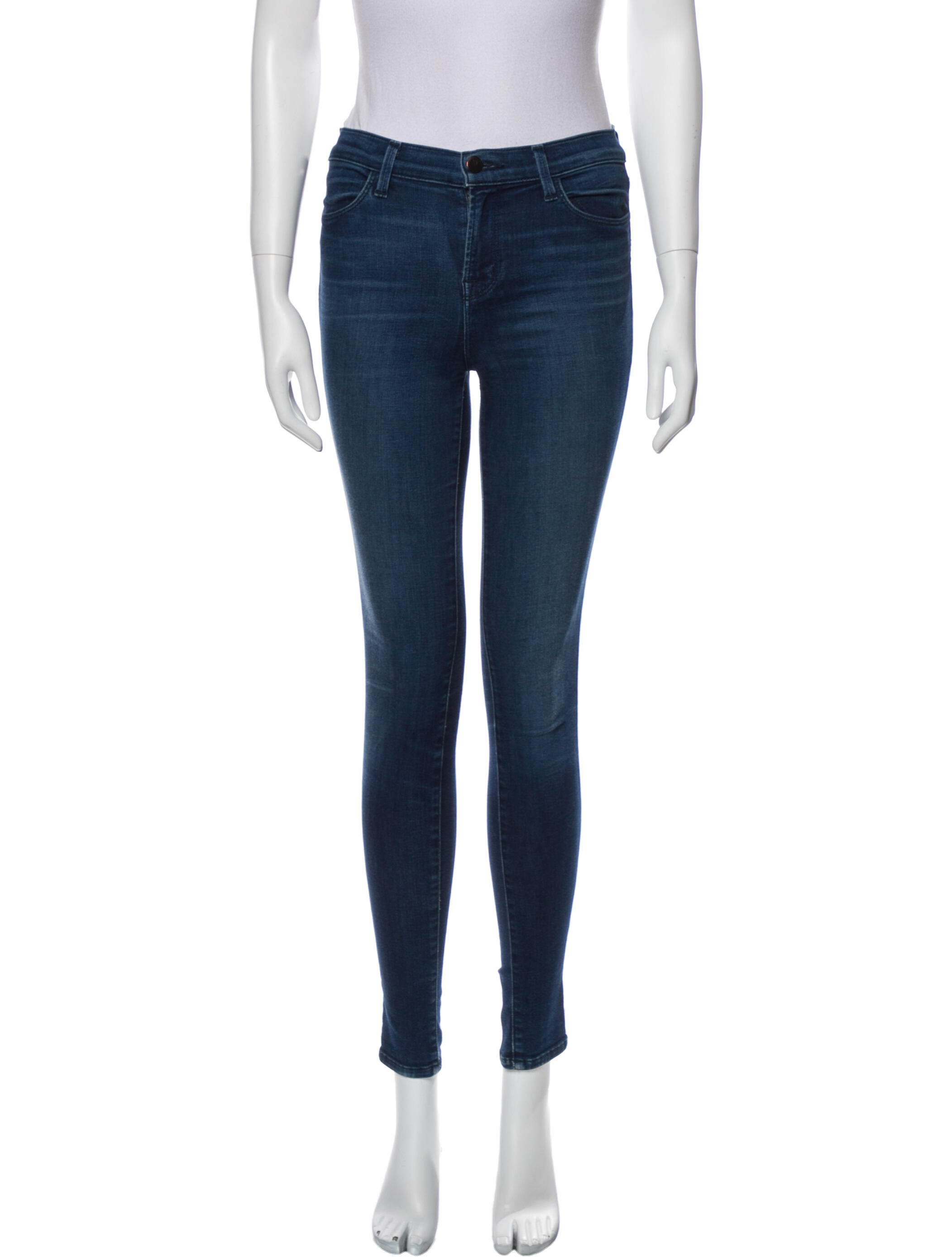 J Brand Mid-Rise Skinny Leg Jeans