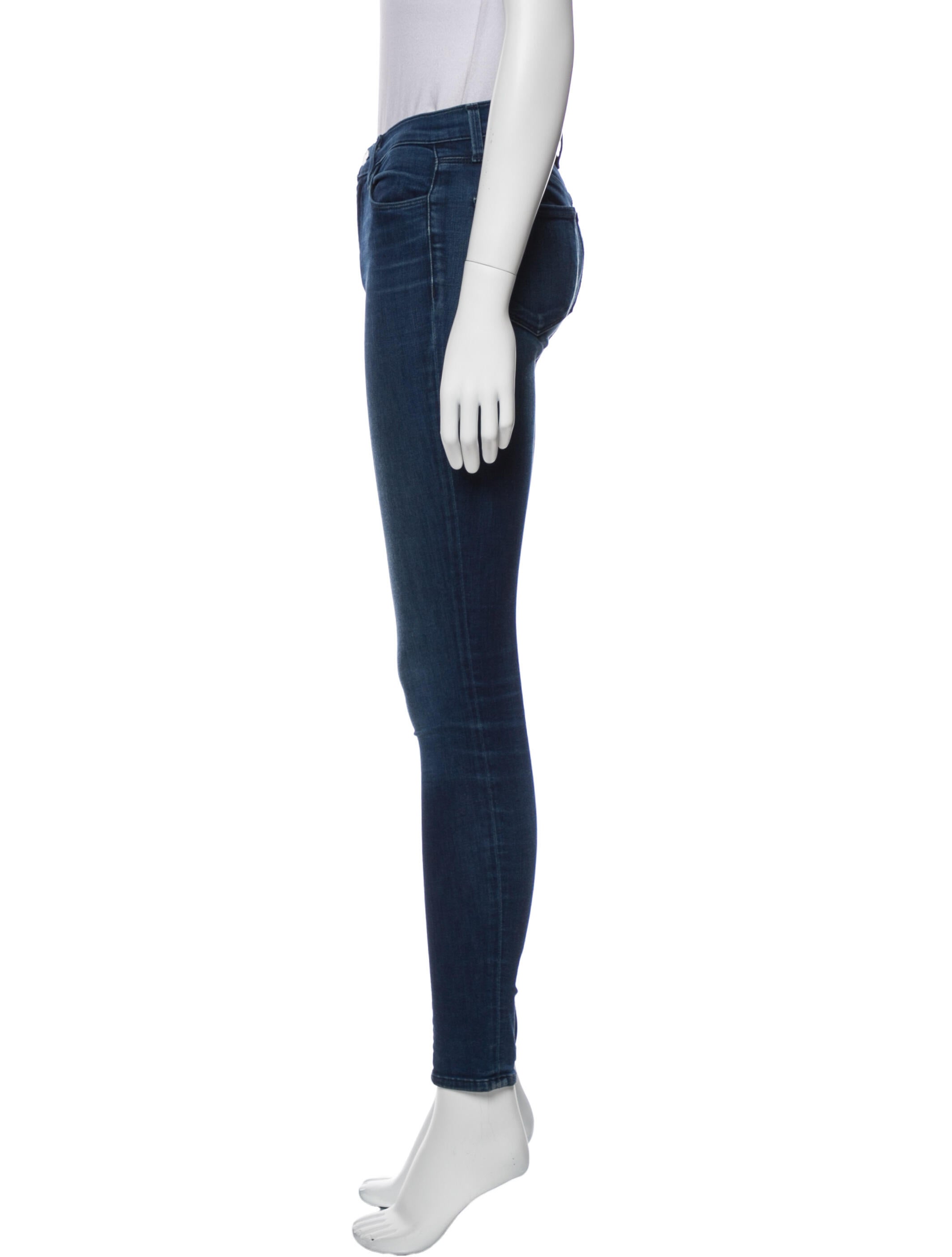 J Brand Mid-Rise Skinny Leg Jeans