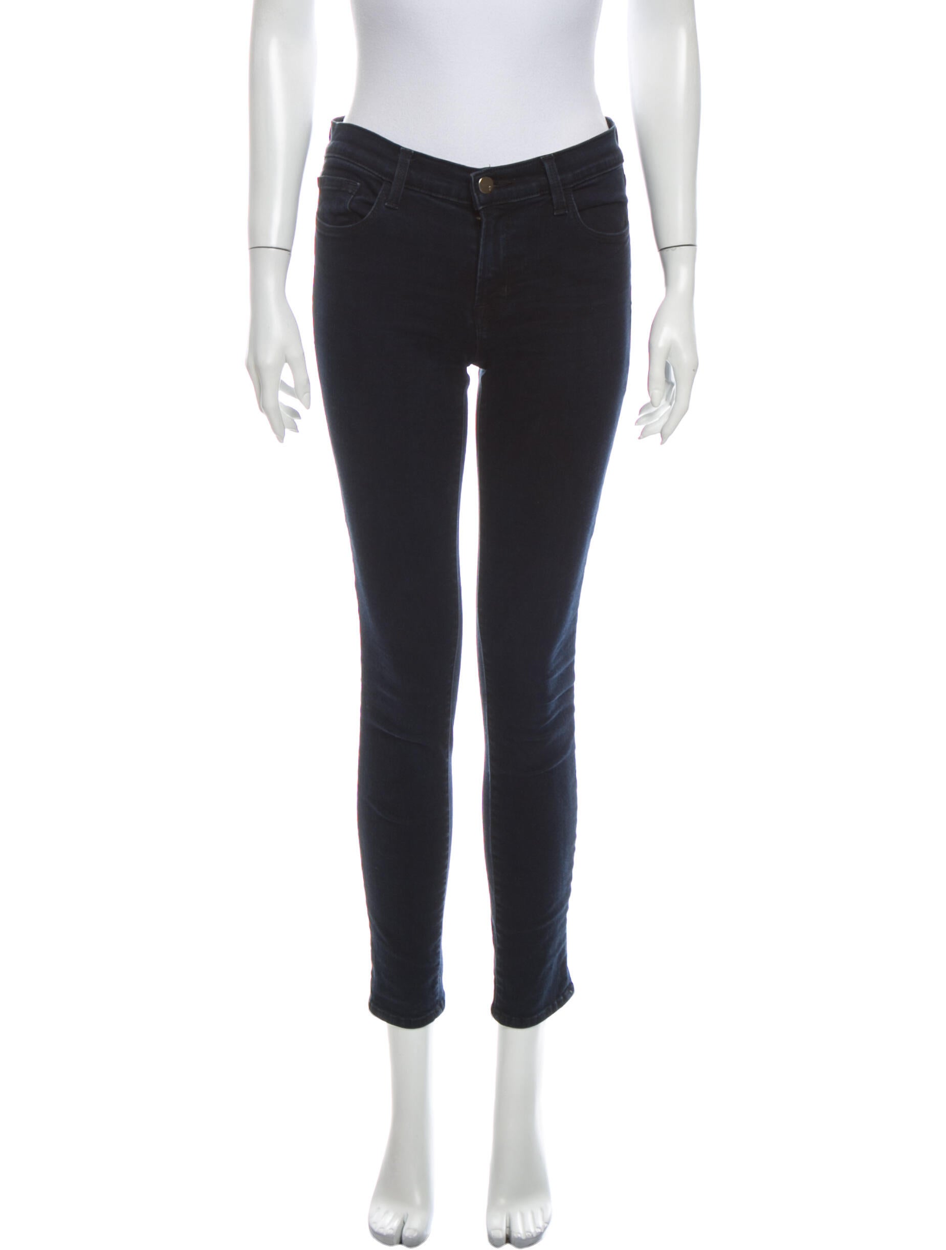 J Brand Mid-Rise Skinny Leg Jeans