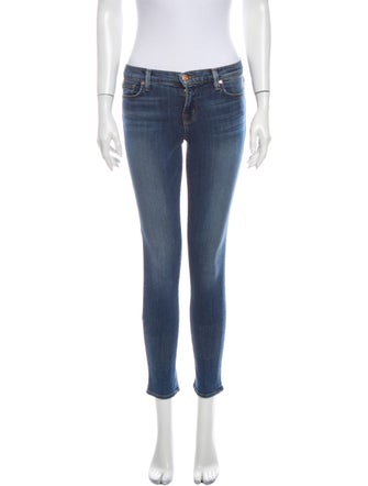 J Brand Mid-Rise Skinny Leg Jeans