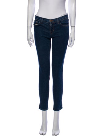J Brand Low-Rise Skinny Leg Jeans