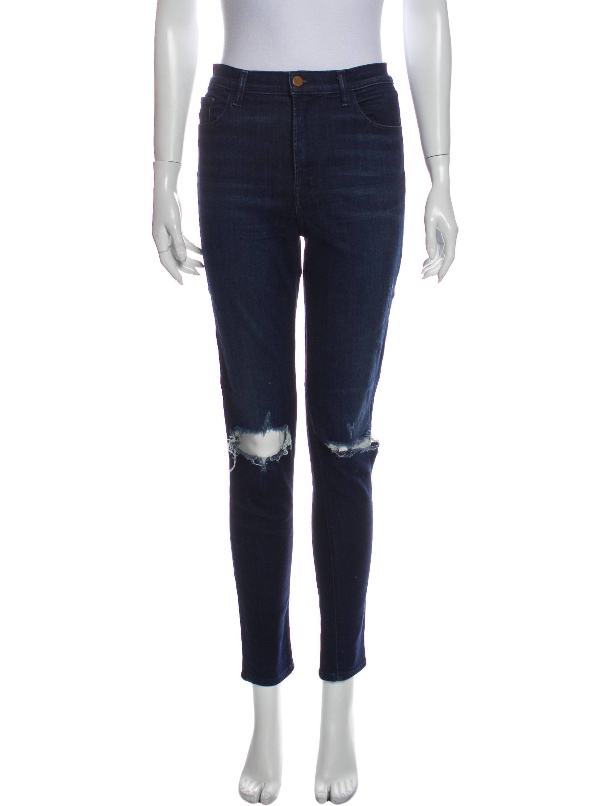 J Brand Mid-Rise Skinny Leg Jeans