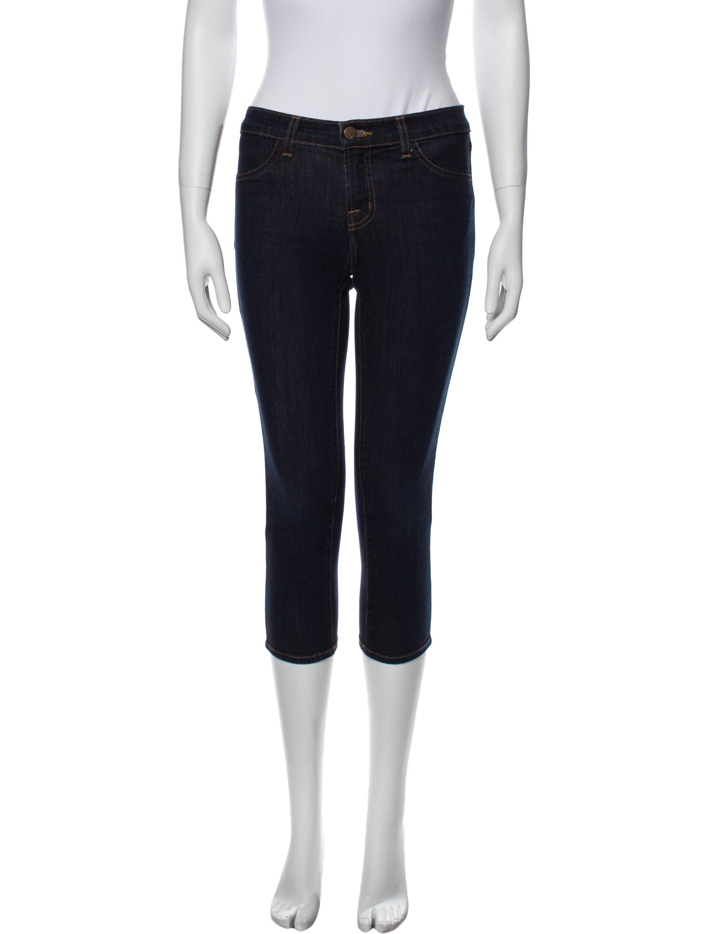 J Brand Mid-Rise Skinny Leg Jeans