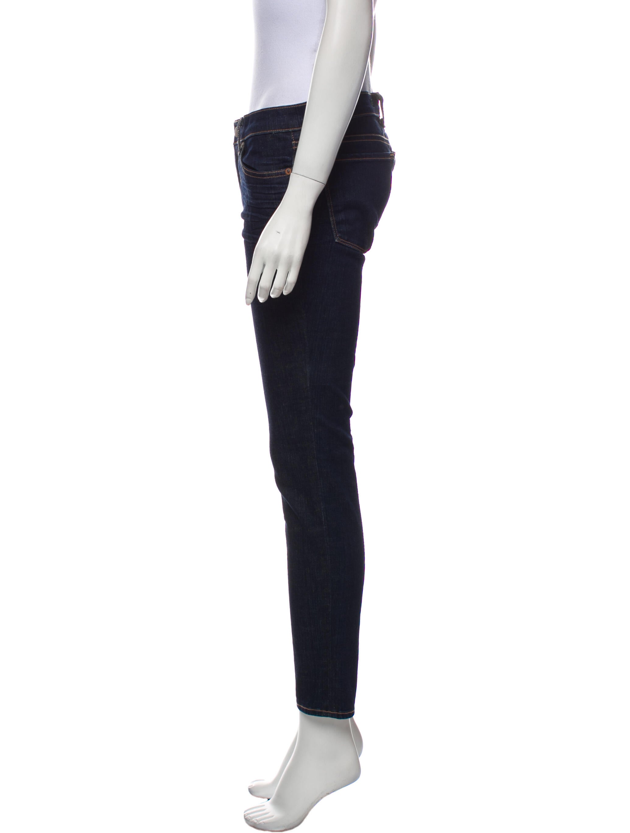 J Brand Mid-Rise Skinny Leg Jeans
