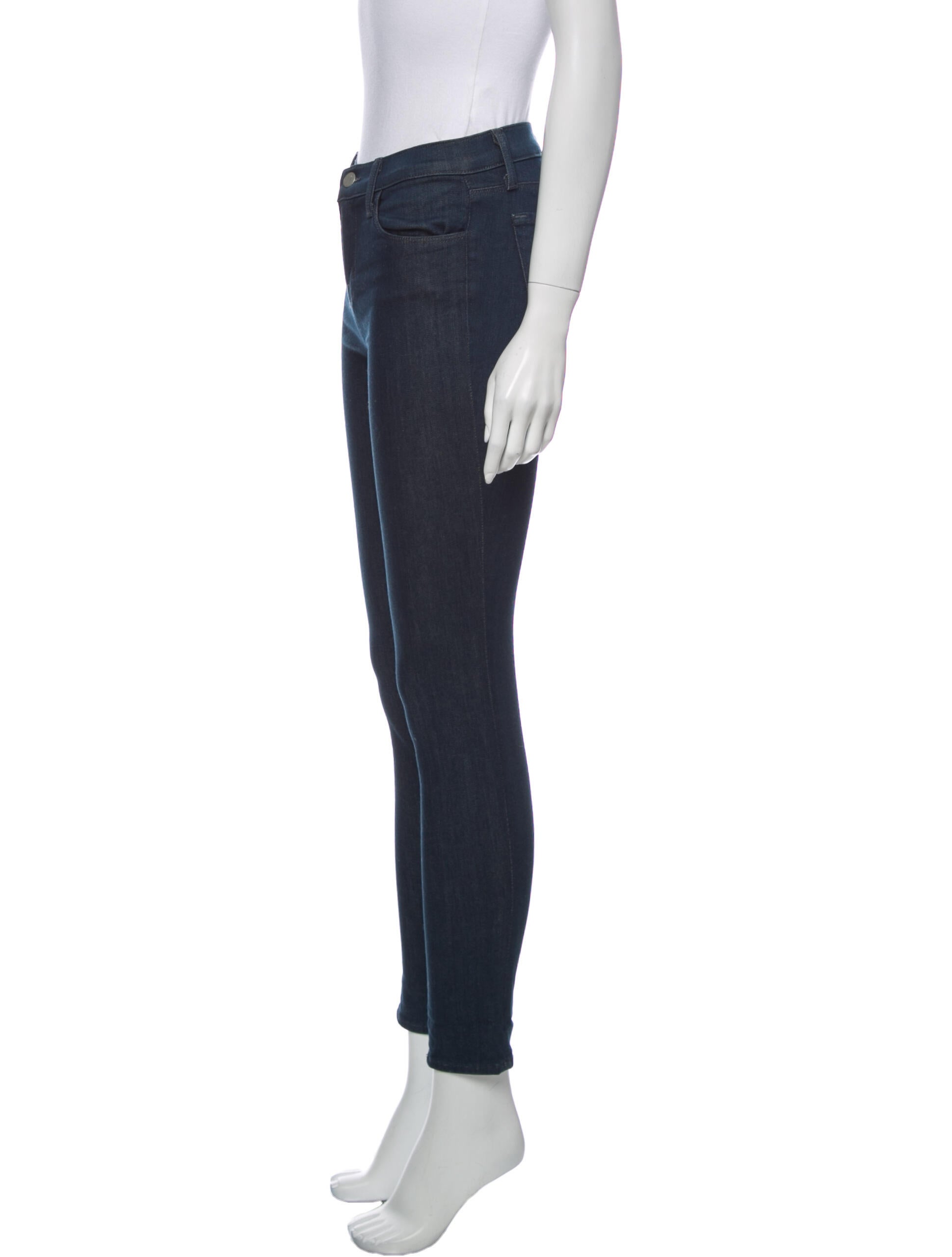 J Brand Mid-Rise Skinny Leg Jeans