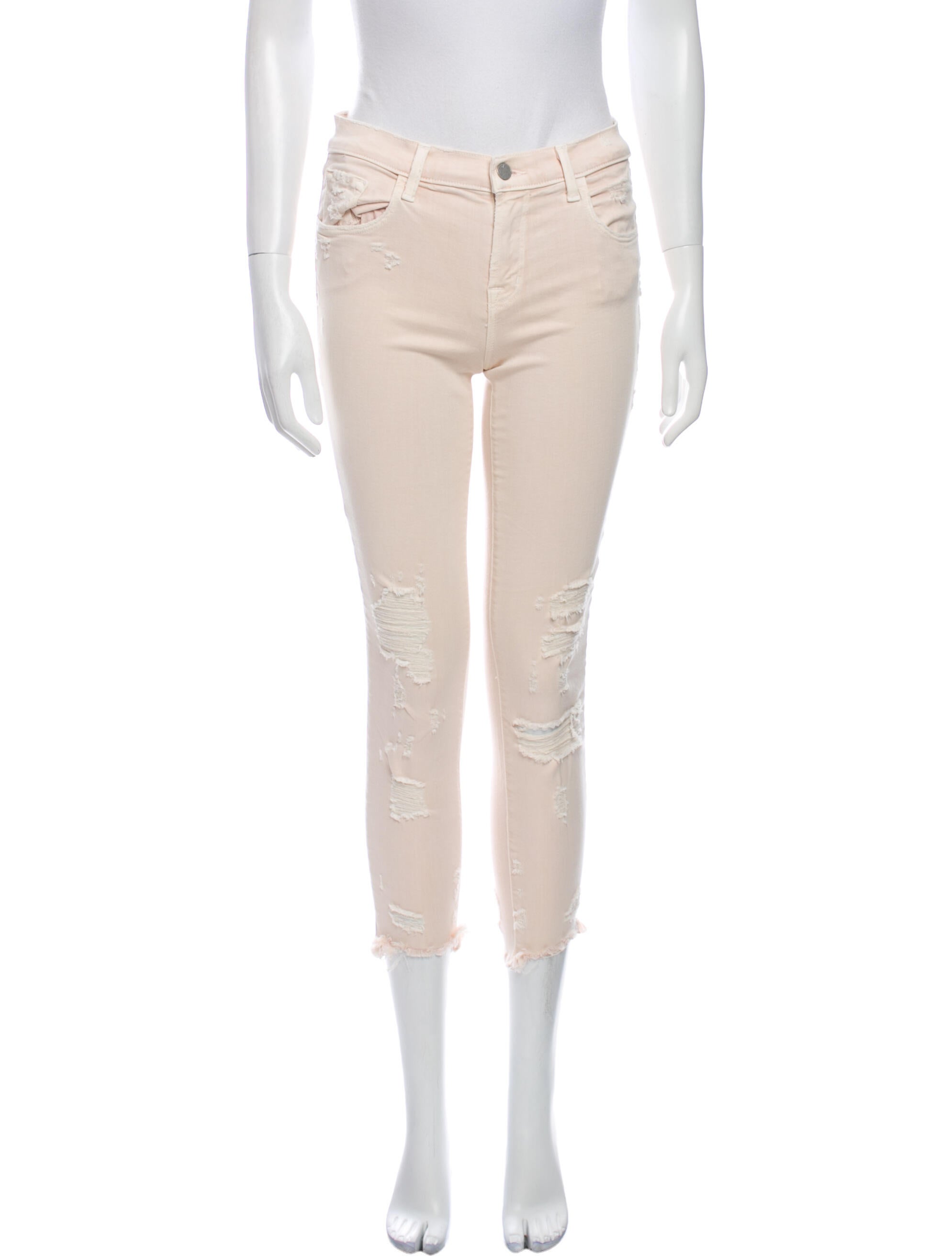 J Brand Mid-Rise Skinny Leg Jeans