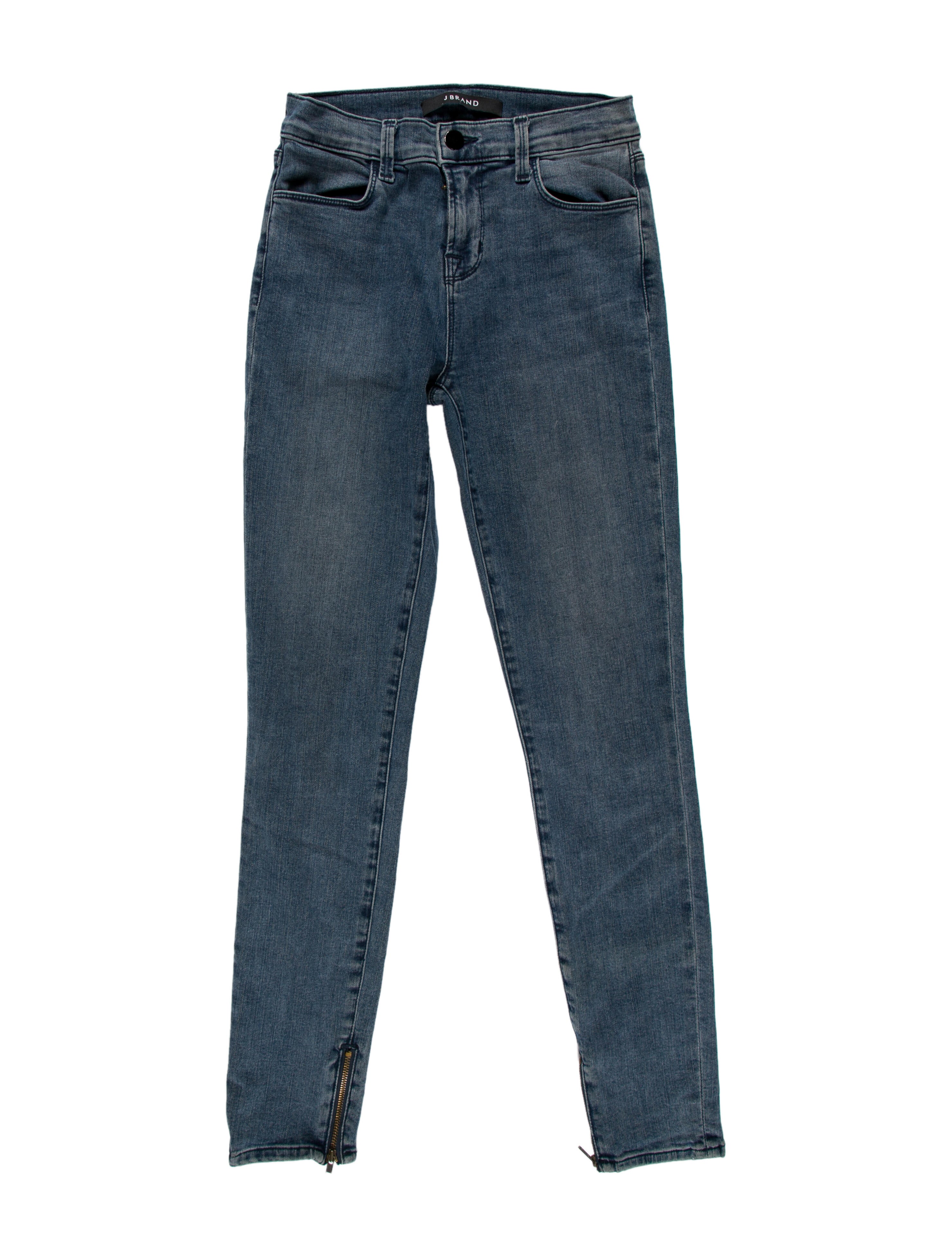 J Brand Mid-Rise Skinny Leg Jeans