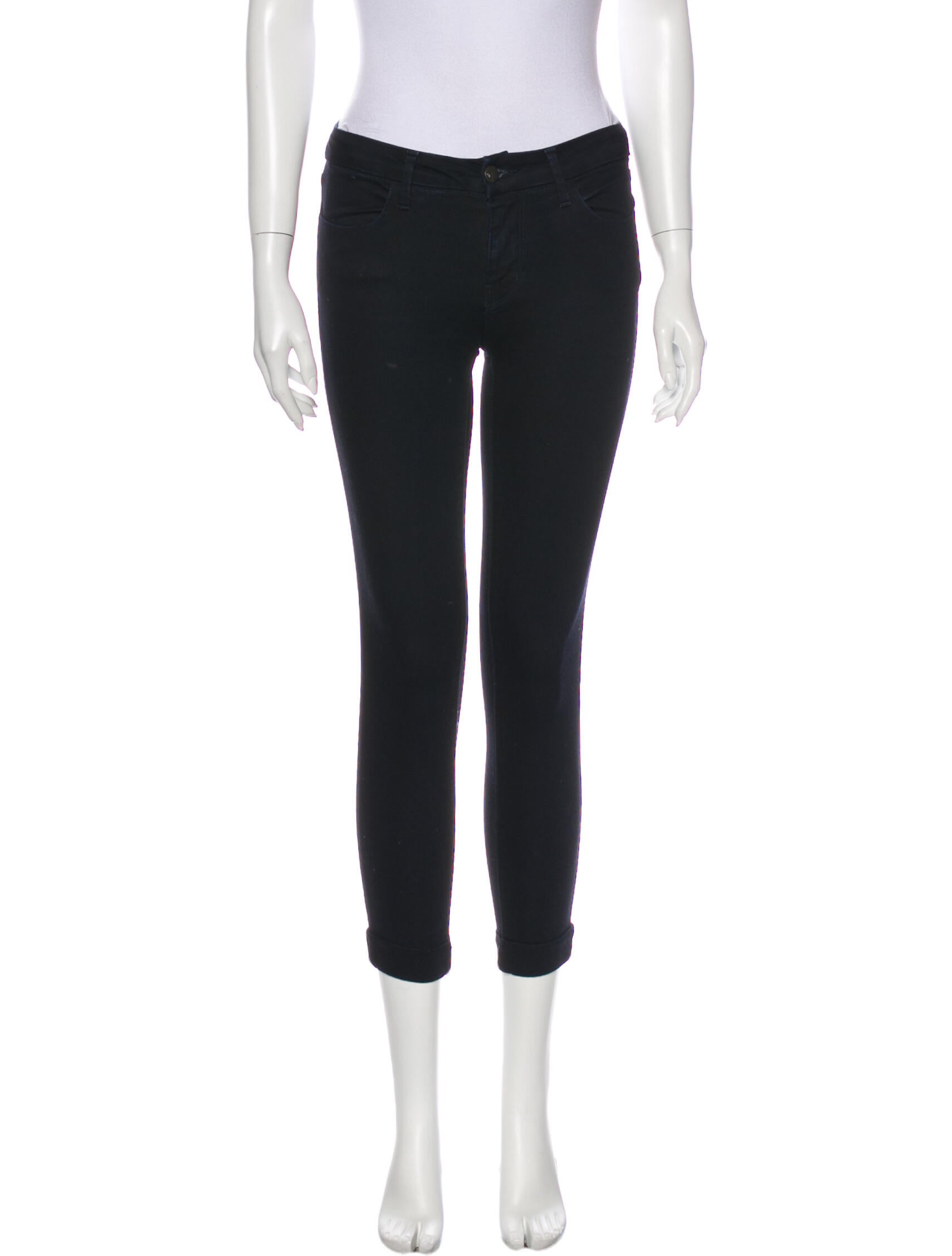 J Brand Mid-Rise Skinny Leg Jeans