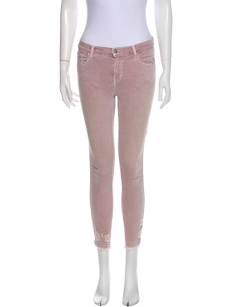 J Brand Mid-Rise Skinny Leg Jeans