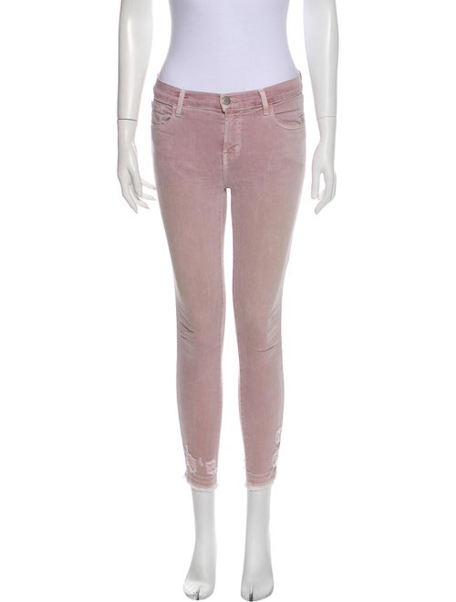 J Brand Mid-Rise Skinny Leg Jeans