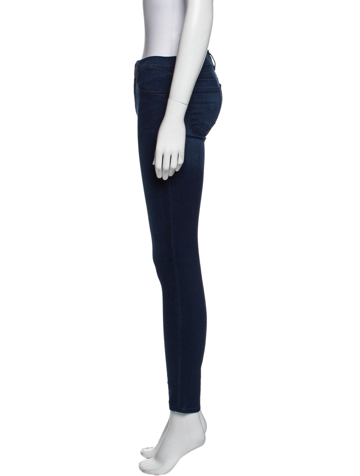 J Brand Mid-Rise Skinny Leg Jeans