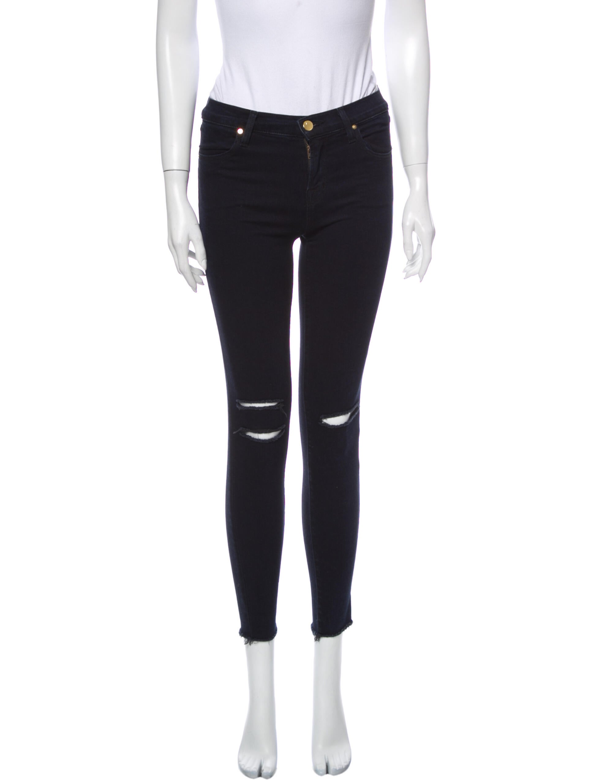 J Brand Mid-Rise Skinny Leg Jeans