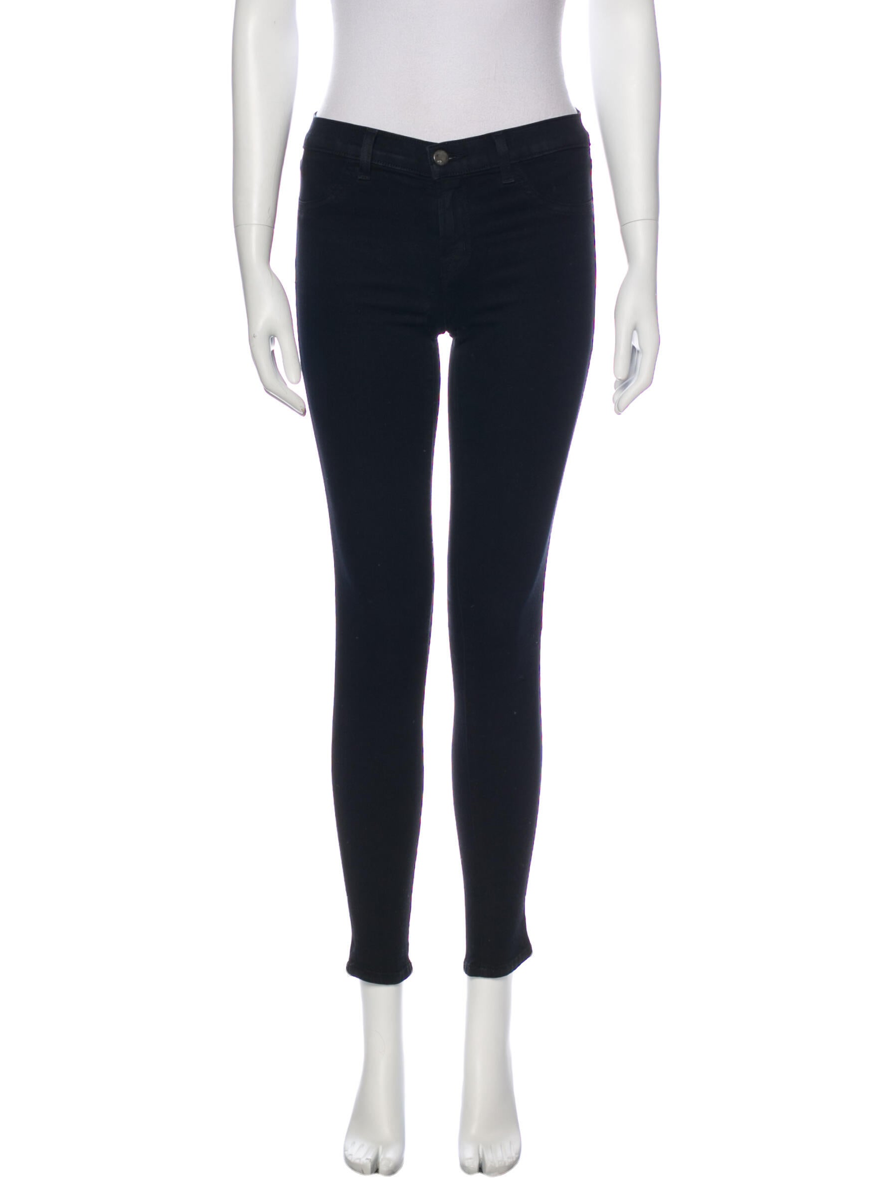 J Brand Mid-Rise Skinny Leg Jeans