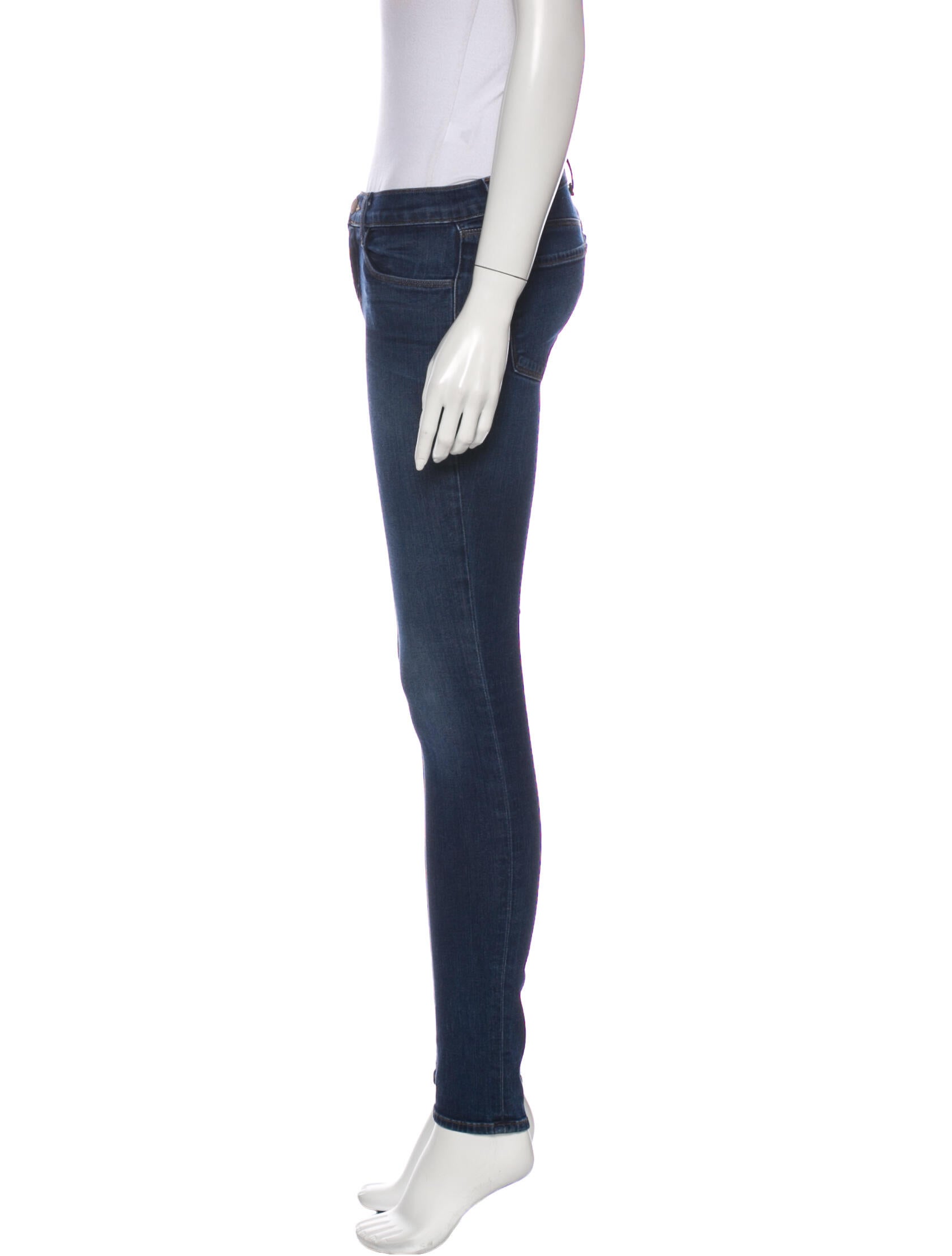 J Brand Mid-Rise Skinny Leg Jeans