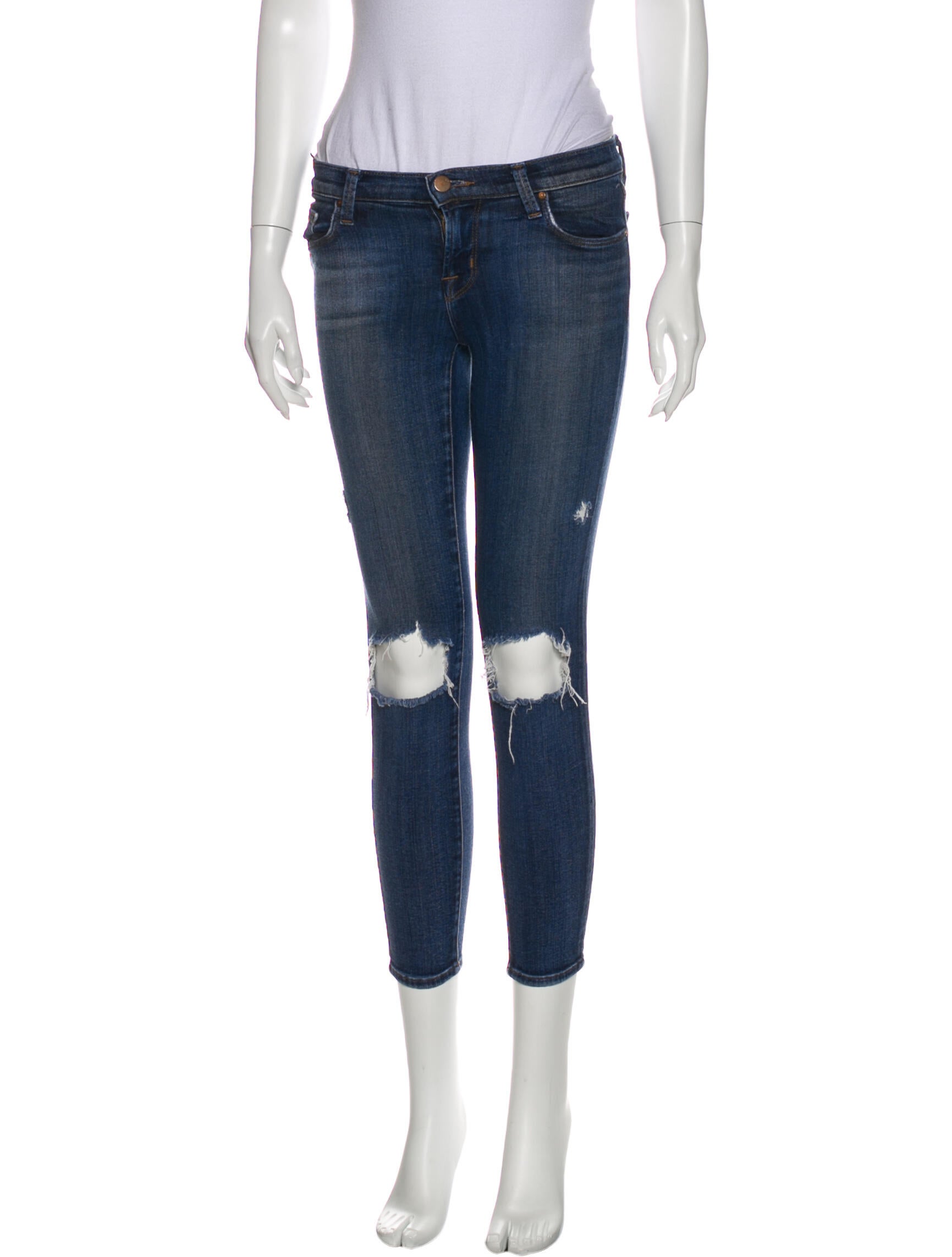 J Brand Low-Rise Skinny Leg Jeans