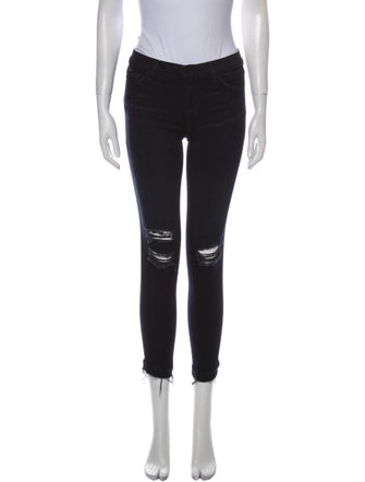 J Brand Mid-Rise Skinny Leg Jeans